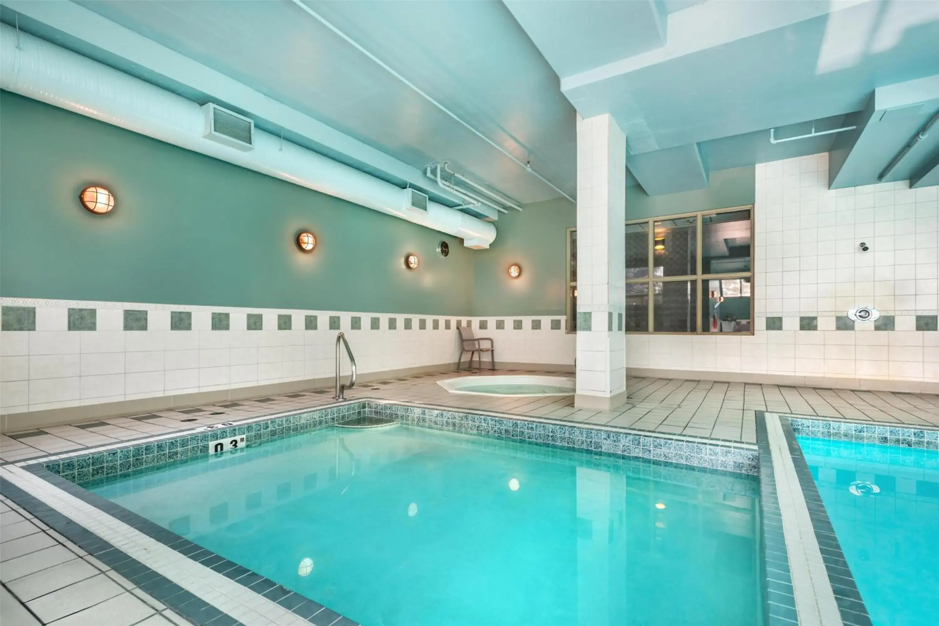 Pool view in Best Western PLUS Calgary Centre Inn Pool view in Best Western PLUS Calgary Centre Inn