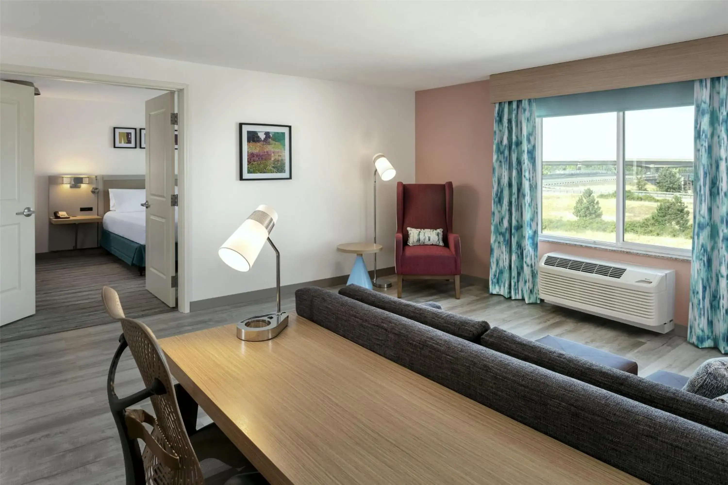 King Suite with Shower - Mobility/Hearing Accessible in Hilton Garden Inn Eugene/Springfield King Suite with Shower - Mobility/Hearing Accessible in Hilton Garden Inn Eugene/Springfield