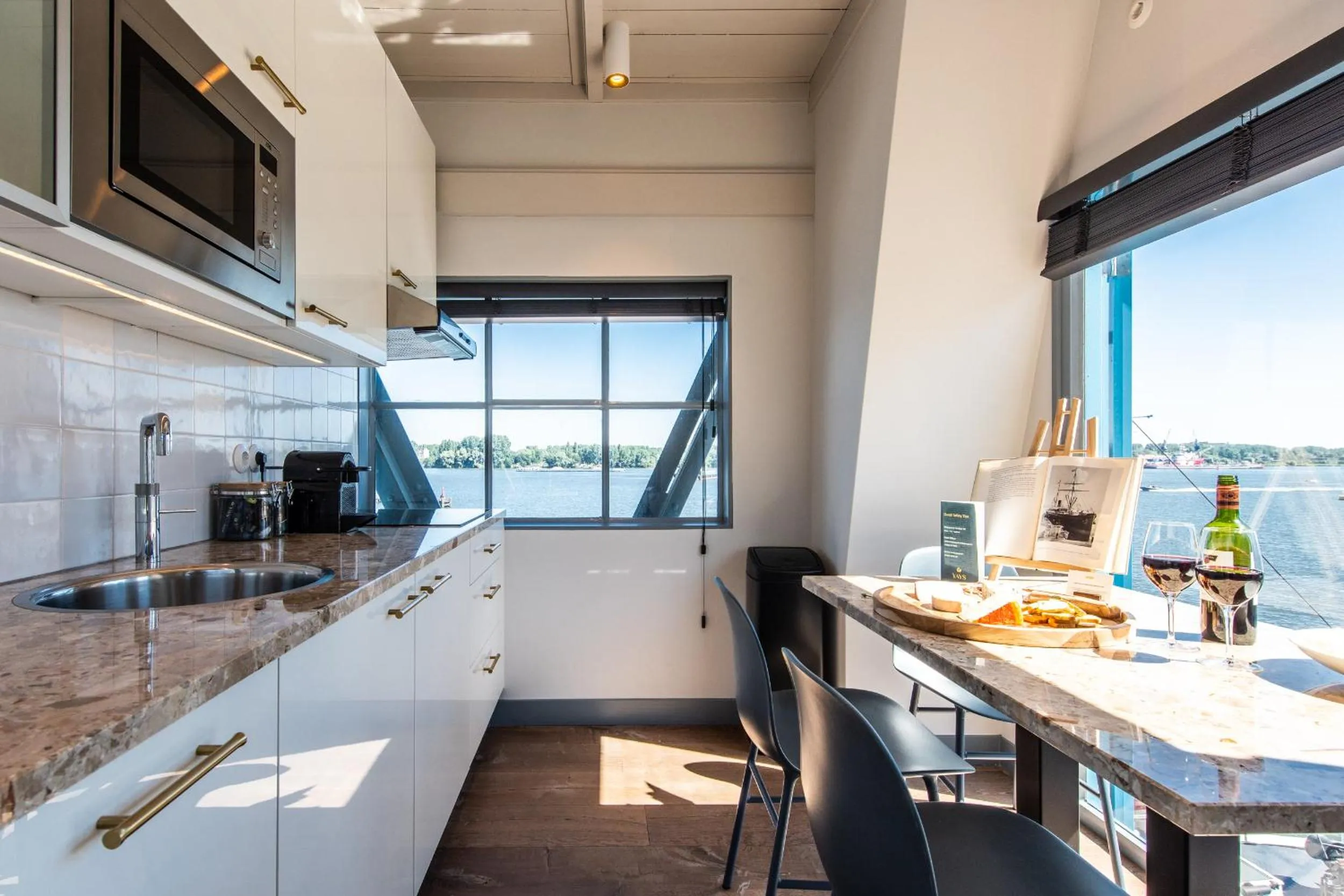 Kitchen or kitchenette in Numa Amsterdam The Crane