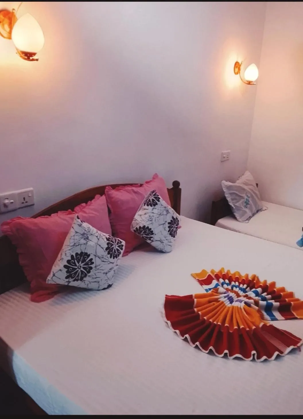 Bed in Malithis lodge