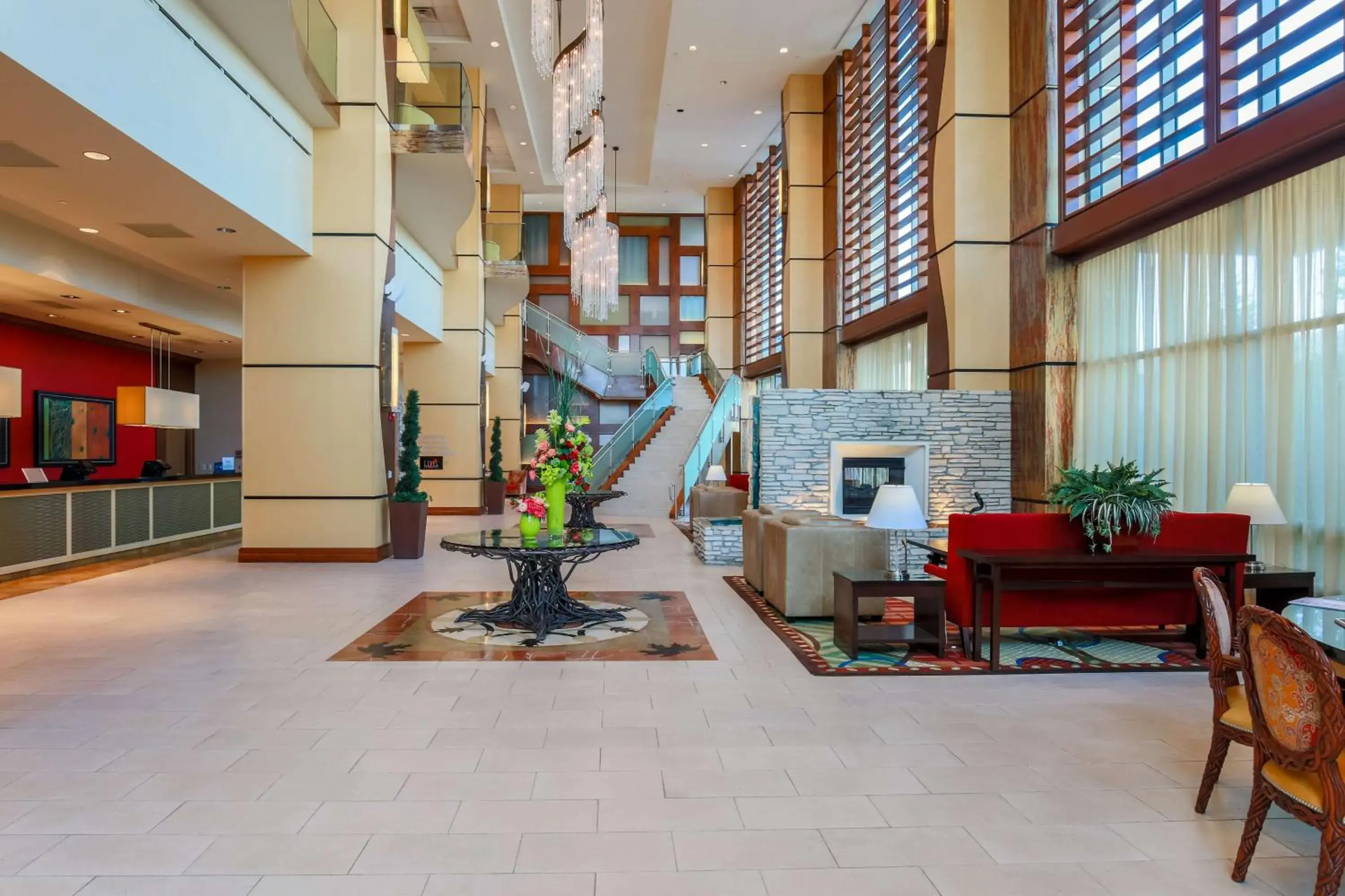 Lobby or reception in Hilton Branson Convention Center Lobby or reception in Hilton Branson Convention Center