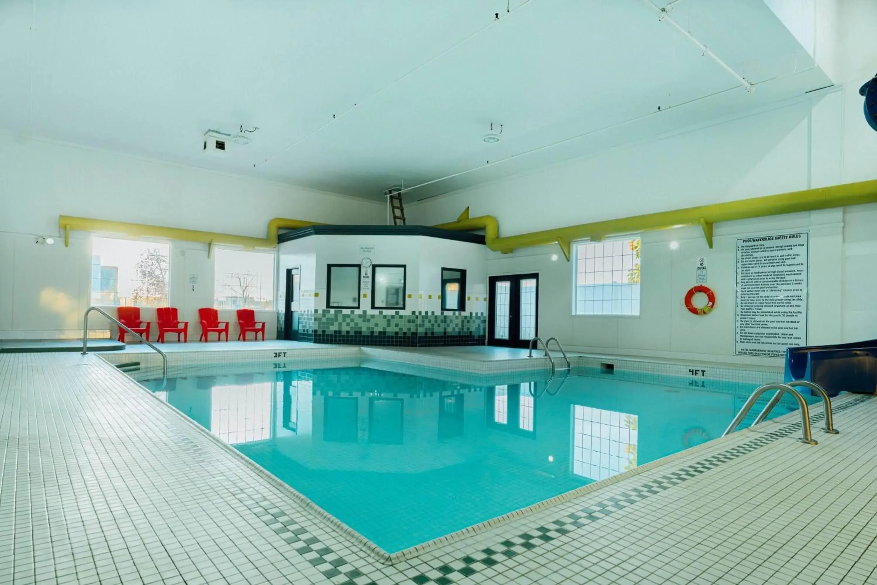 Pool view in Super 8 by Wyndham Grande Prairie Pool view in Super 8 by Wyndham Grande Prairie