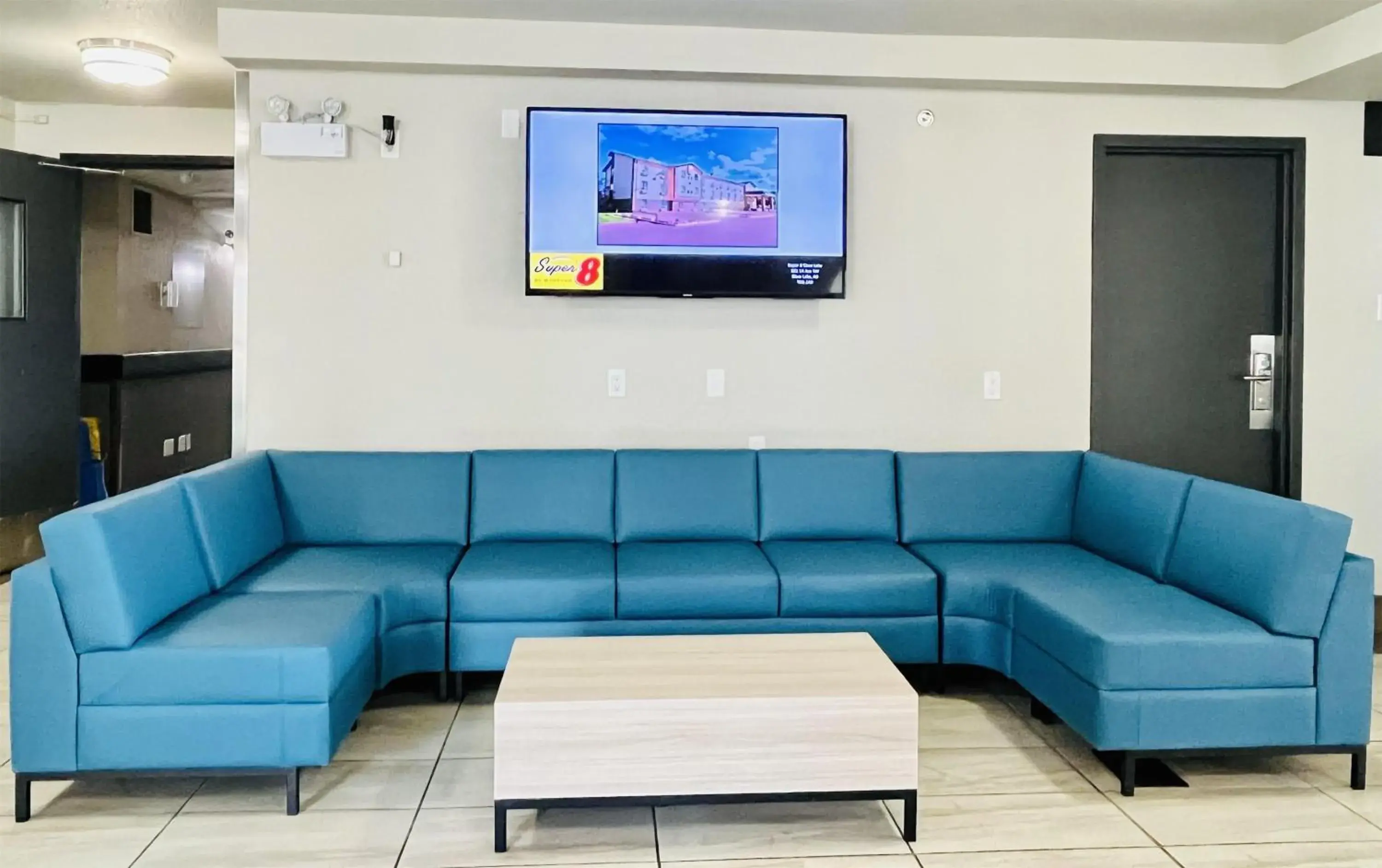 Lobby or reception in Super 8 by Wyndham Grande Prairie Lobby or reception in Super 8 by Wyndham Grande Prairie