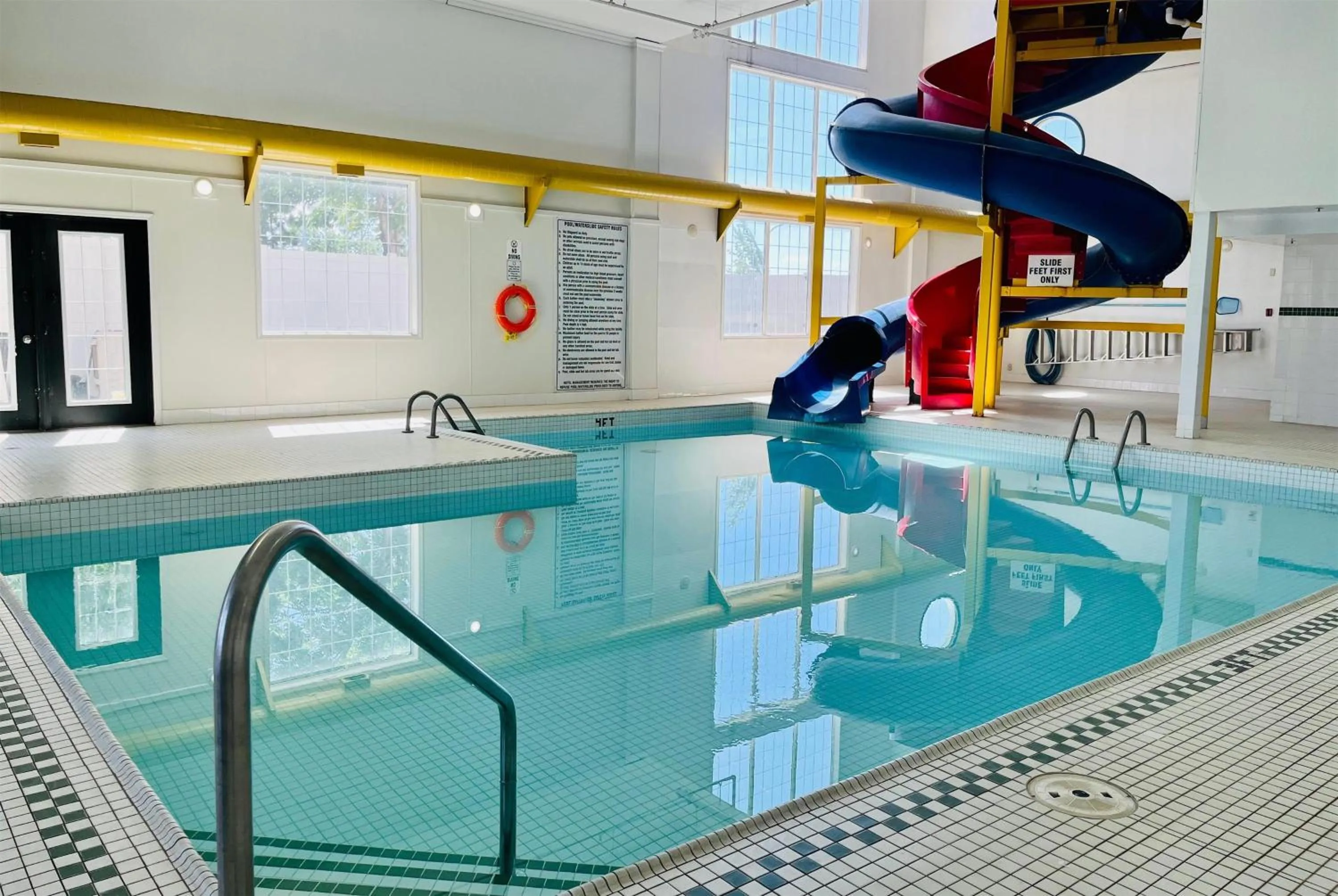 Pool view in Super 8 by Wyndham Grande Prairie