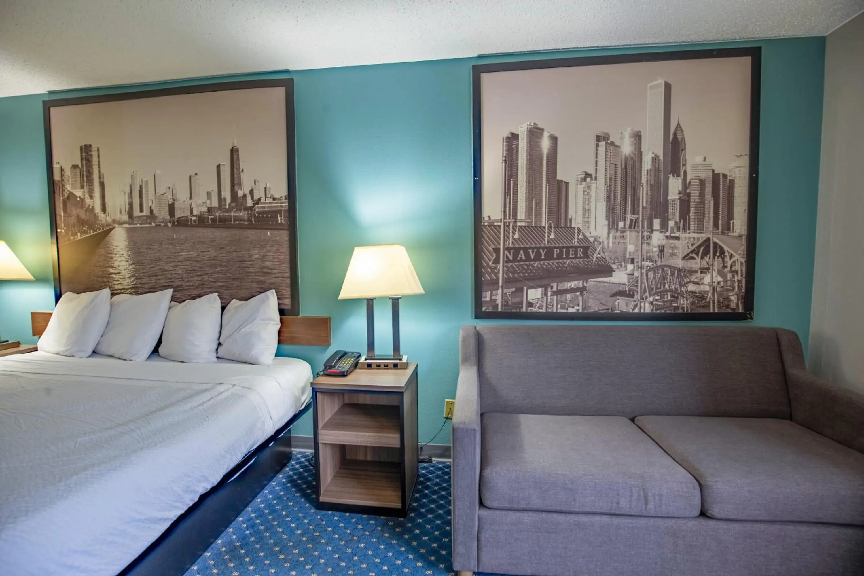 Bed in Super 8 by Wyndham Rockford I-90 Casino District Bed in Super 8 by Wyndham Rockford I-90 Casino District