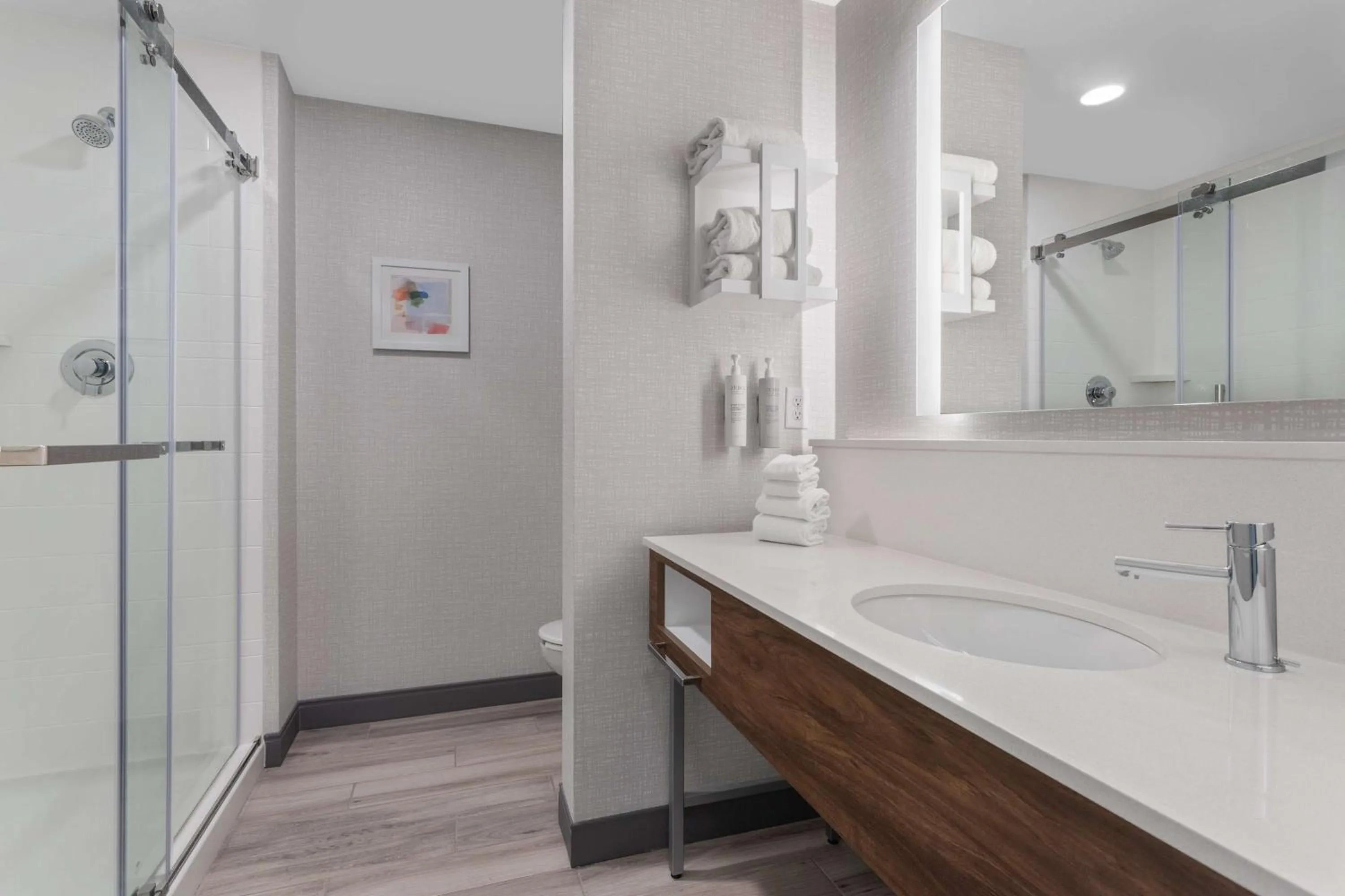 Bathroom in Hampton Inn and Suites - Lincoln Northeast