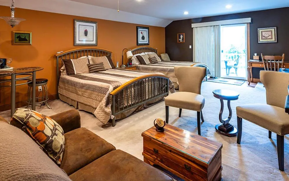 Bed in Scottish Bed & Breakfast