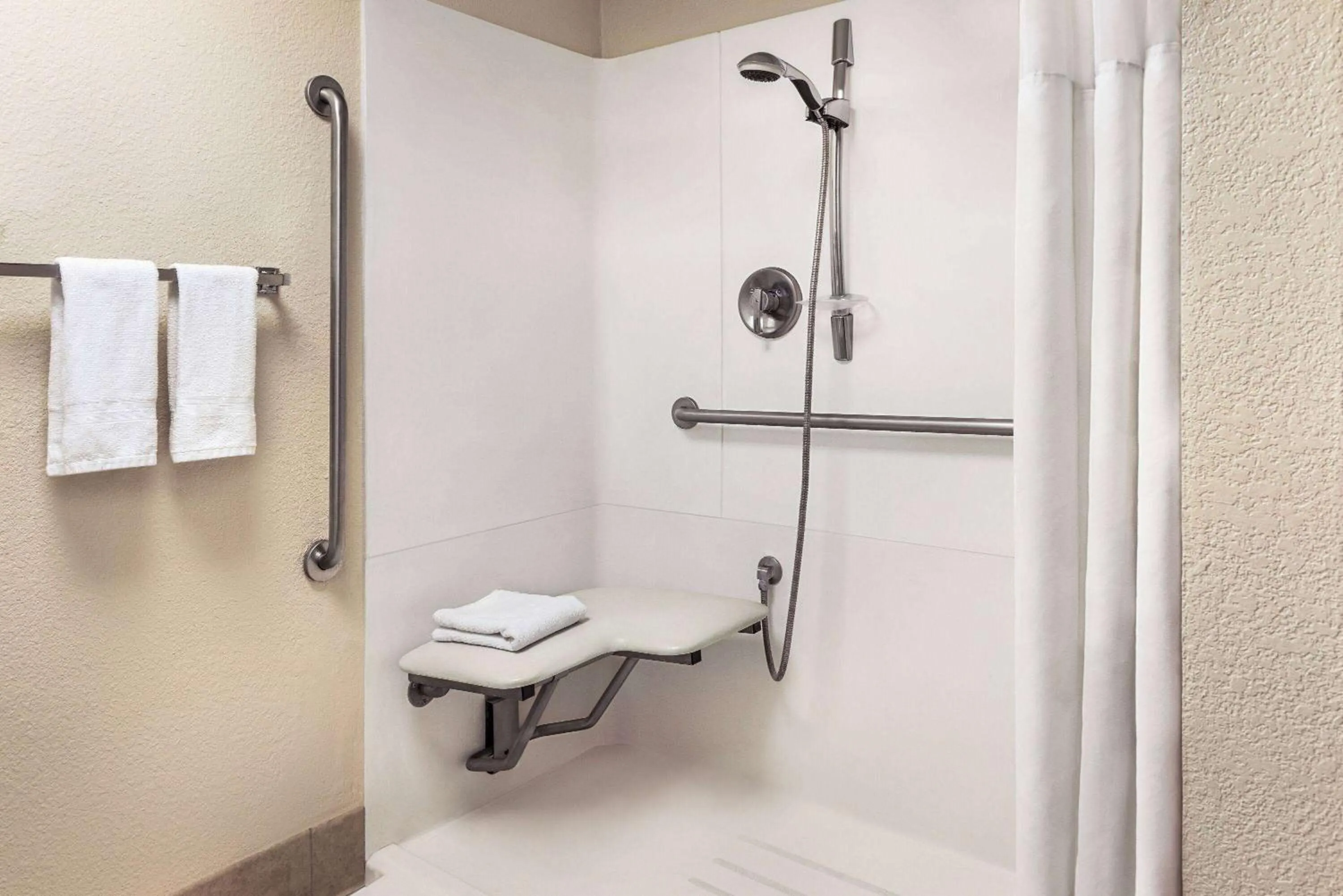 Shower in Ramada by Wyndham Albuquerque Airport
