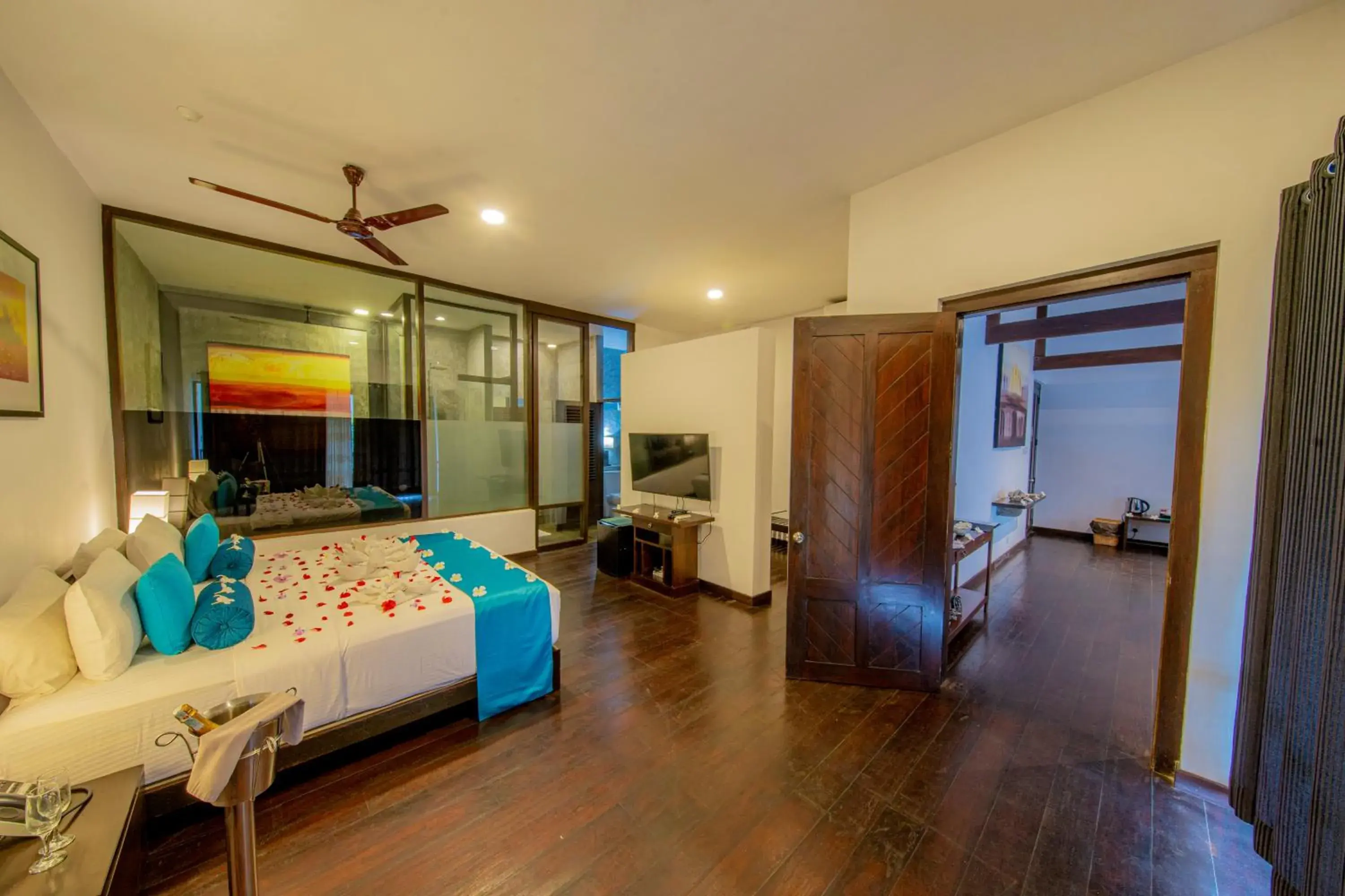 Bedroom, Bed in Temple Tree Resort & Spa Bedroom, Bed in Temple Tree Resort & Spa