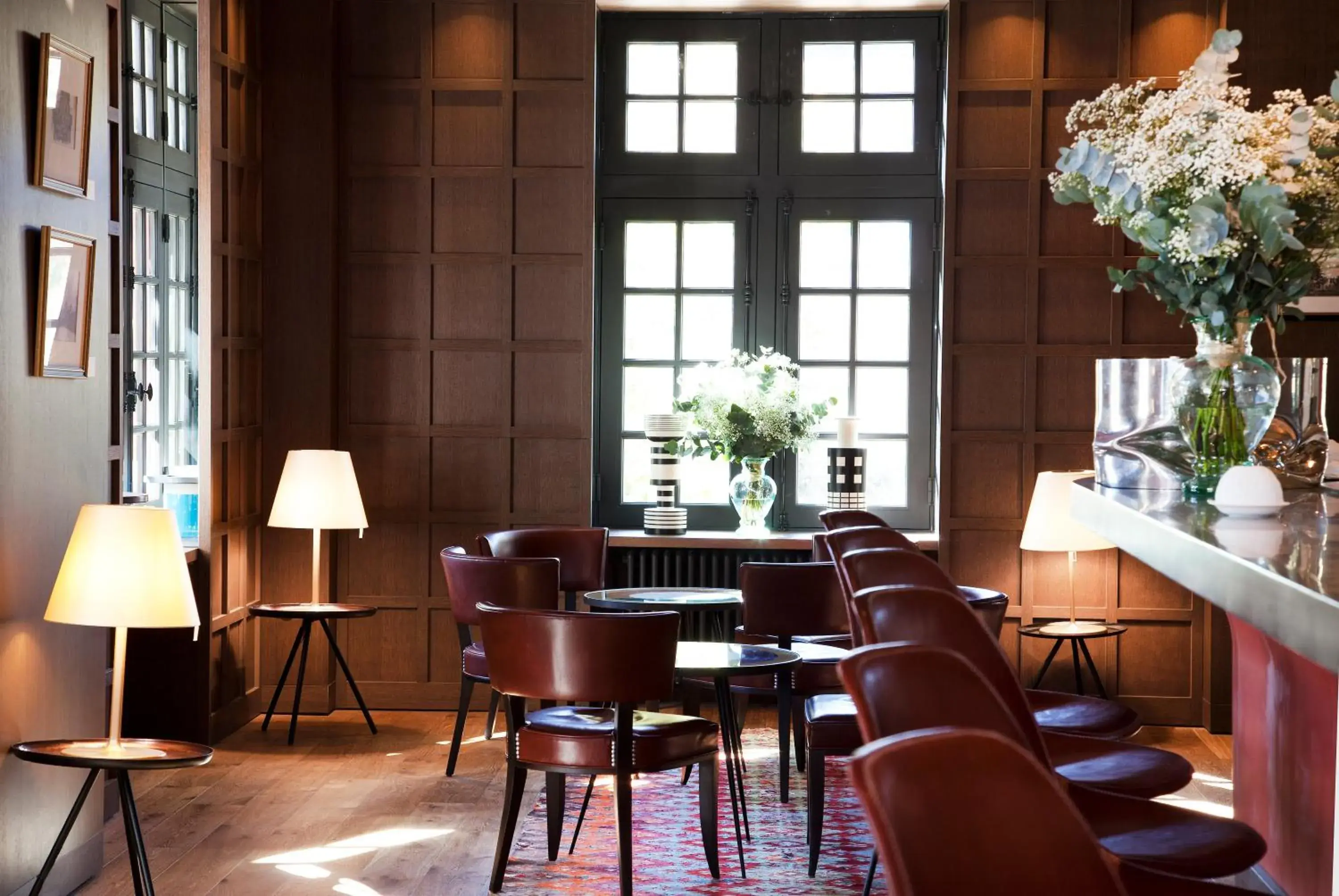 Lounge or bar in Relais de Chambord, a Small Luxury Hotels of the World Lounge or bar in Relais de Chambord, a Small Luxury Hotels of the World