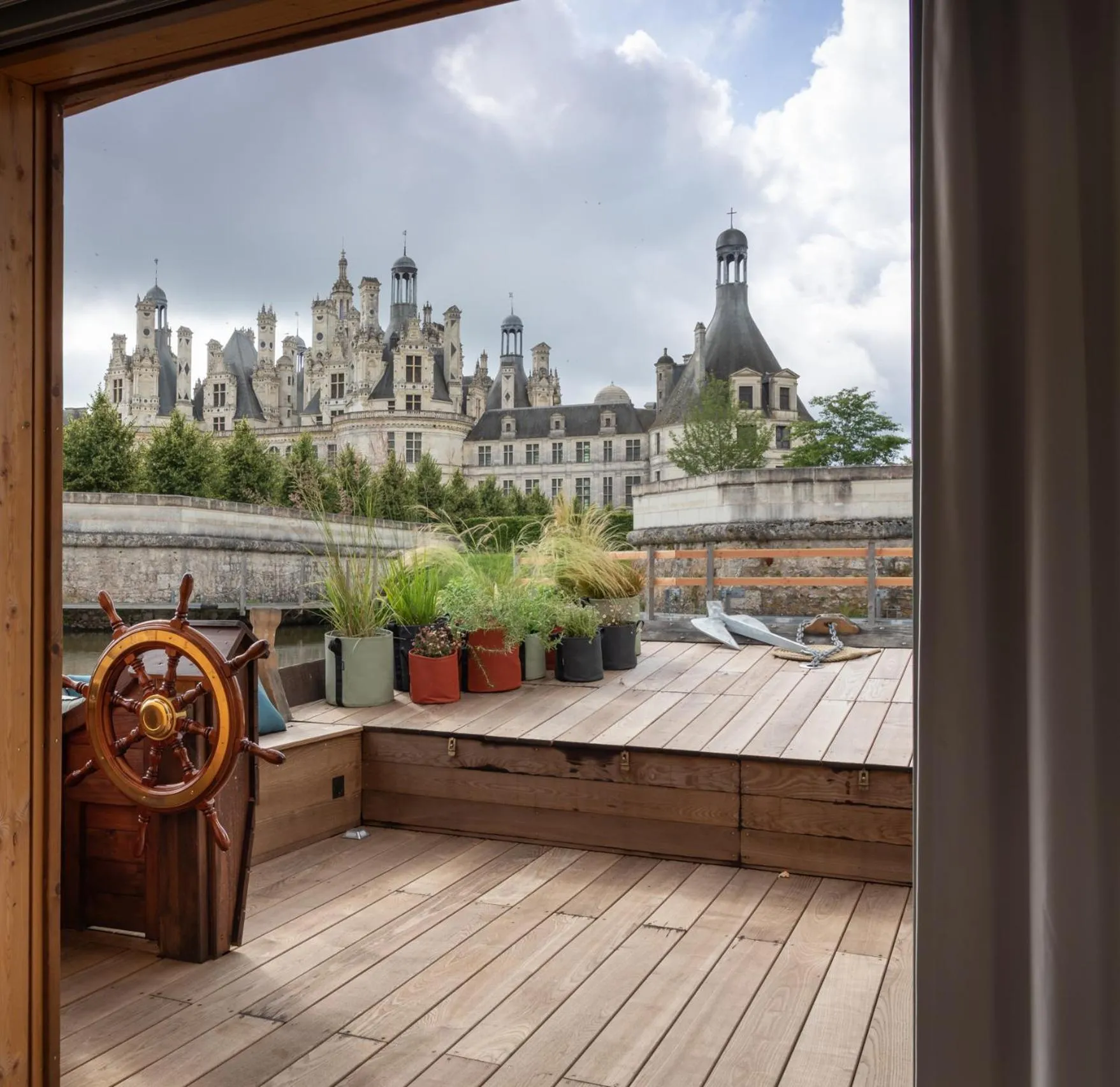 View (from property/room) in Relais de Chambord, a Small Luxury Hotels of the World