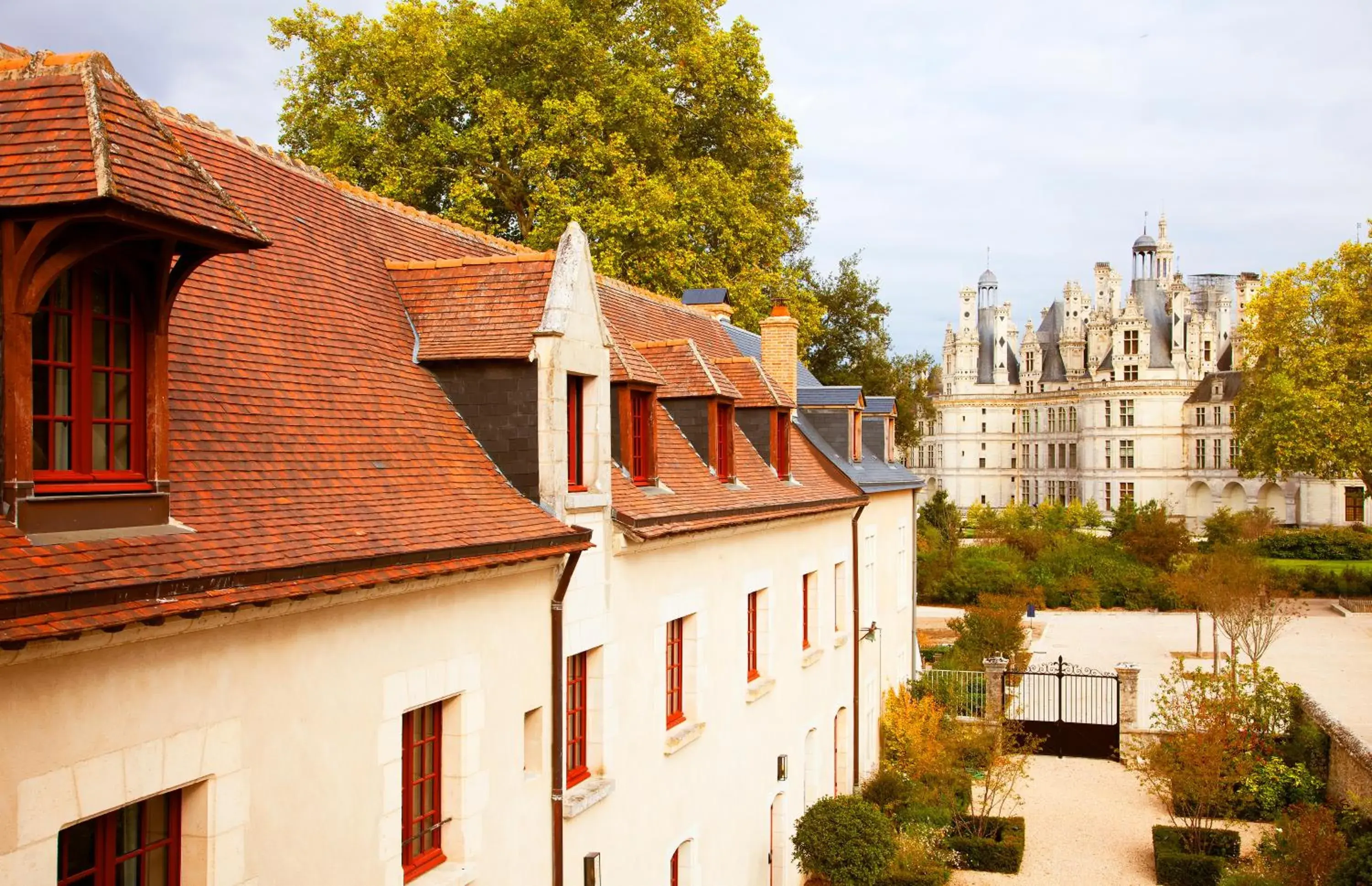 Garden view in Relais de Chambord, a Small Luxury Hotels of the World Garden view in Relais de Chambord, a Small Luxury Hotels of the World