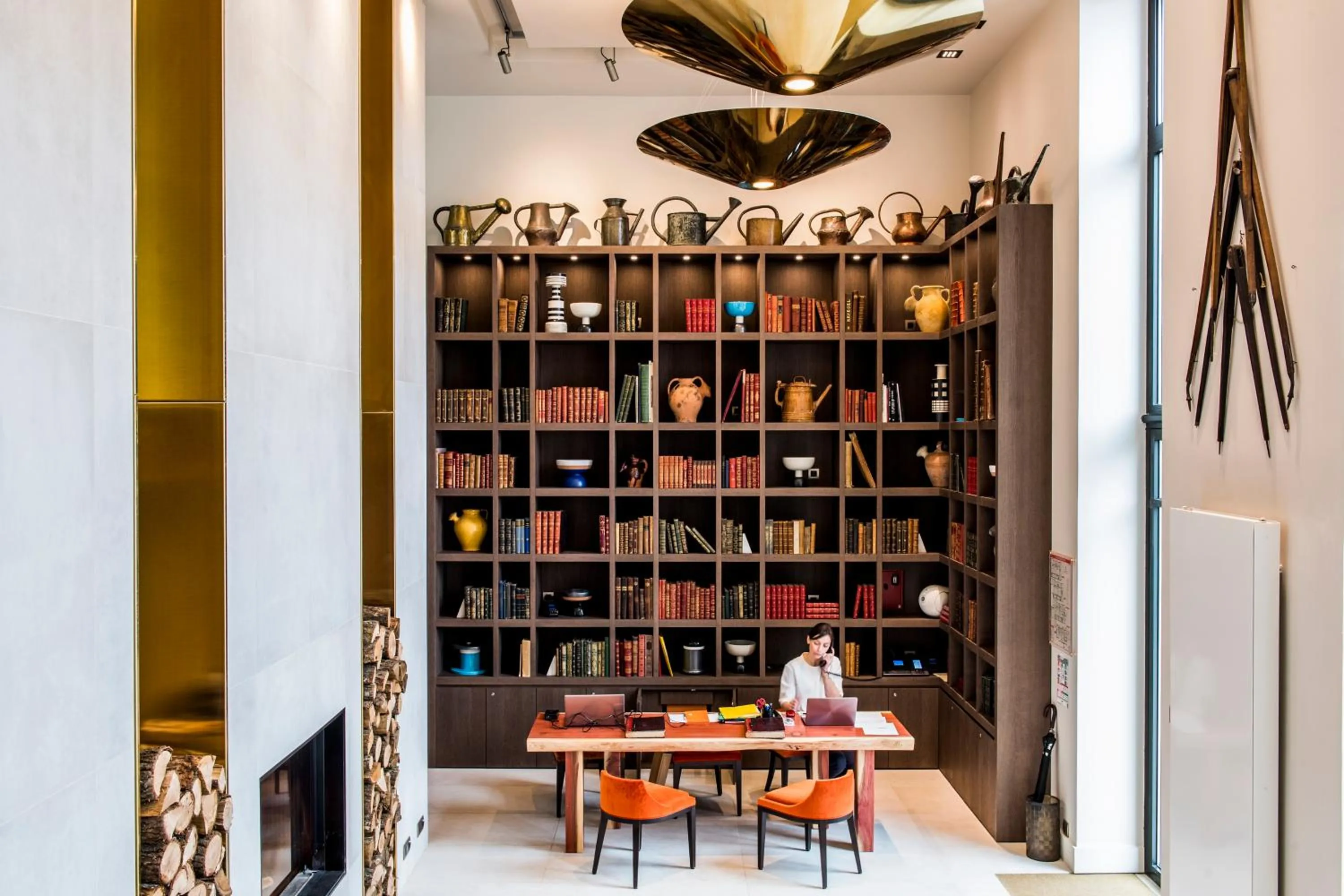 Library in Relais de Chambord, a Small Luxury Hotels of the World