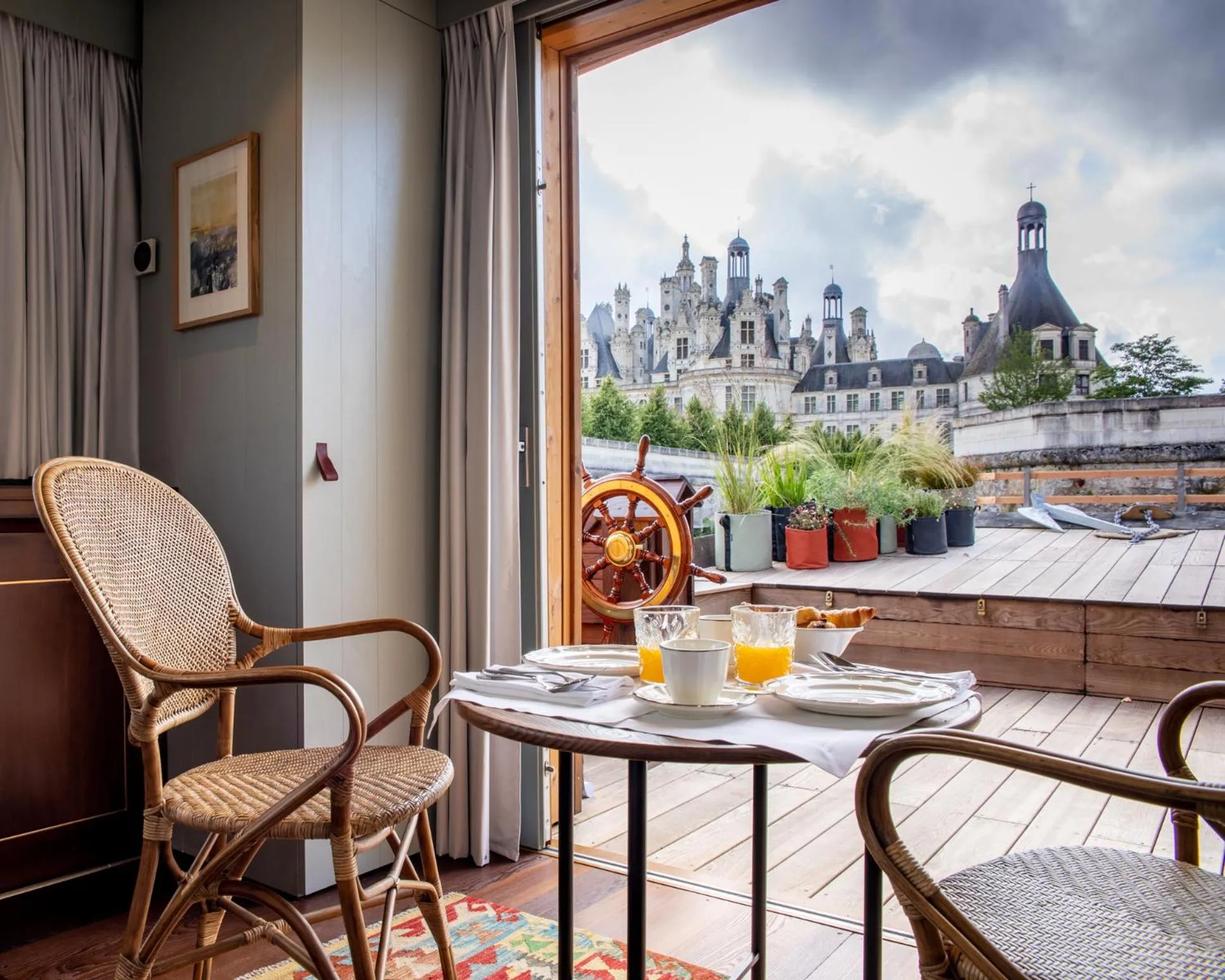 View (from property/room) in Relais de Chambord, a Small Luxury Hotels of the World