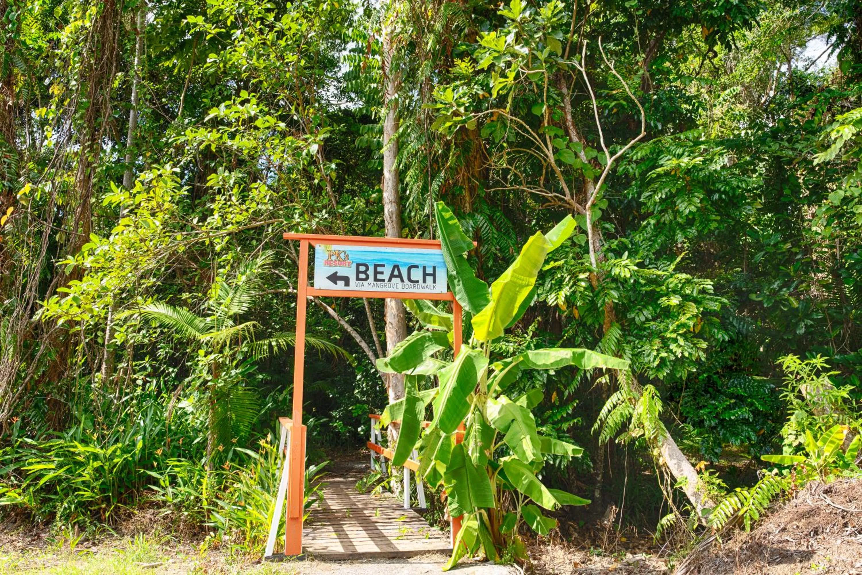 Property logo or sign in PK's Jungle Village