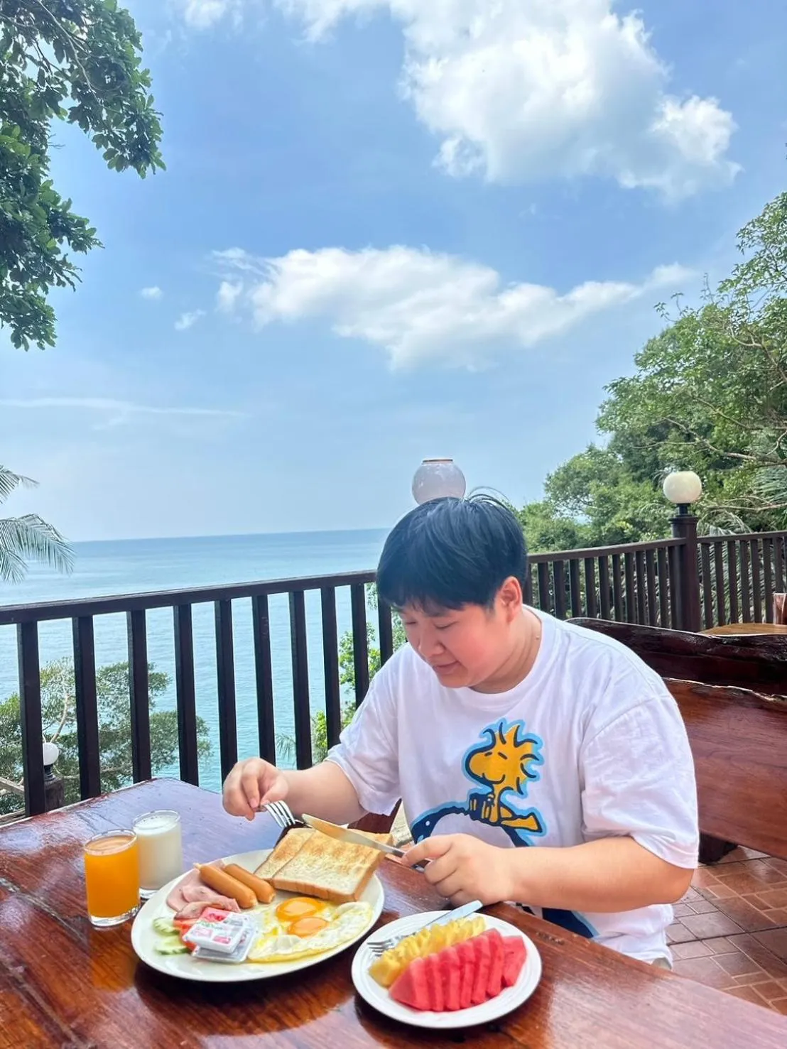 Breakfast in Chang Cliff Resort