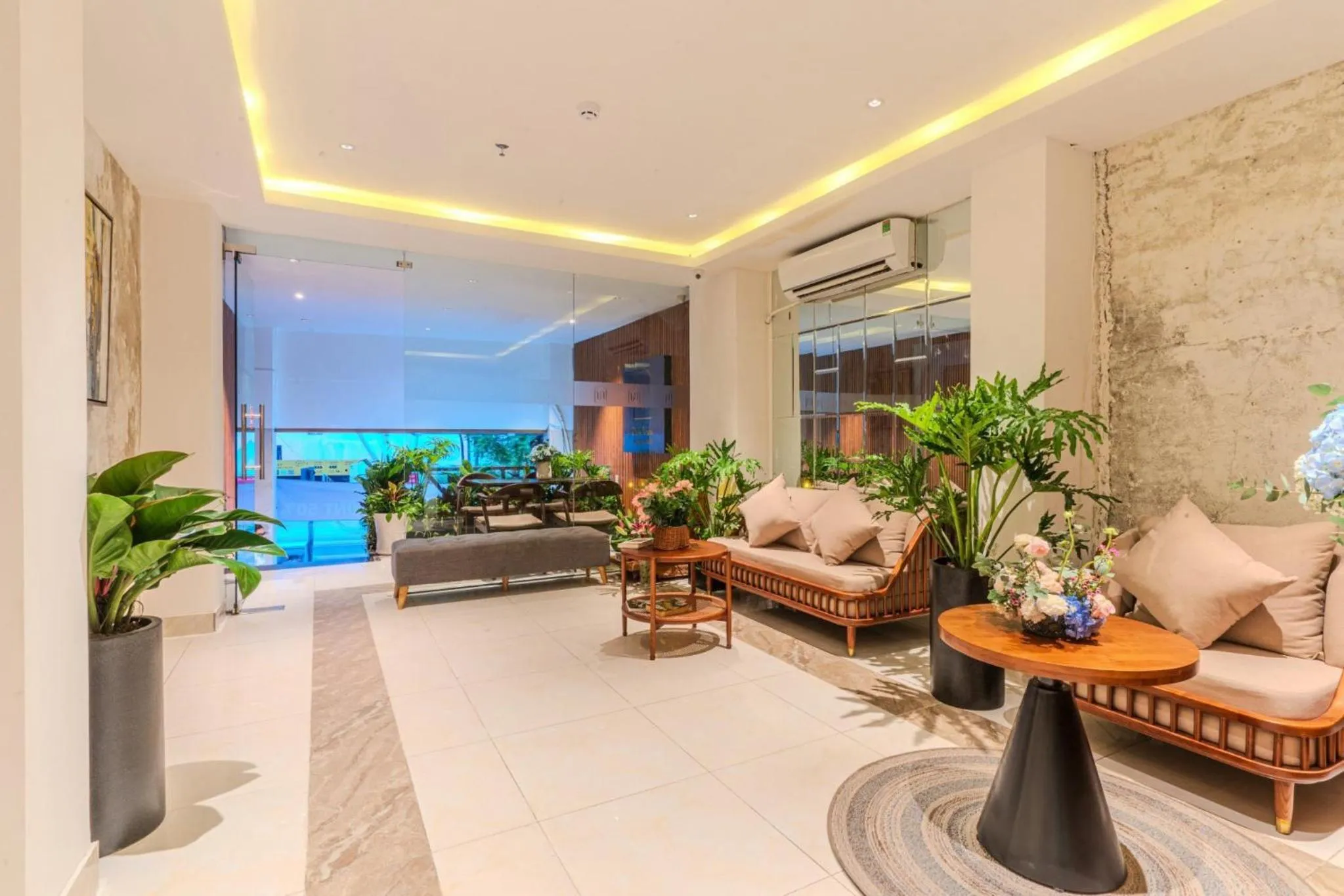 Seating area in Park View Luxury Hotel