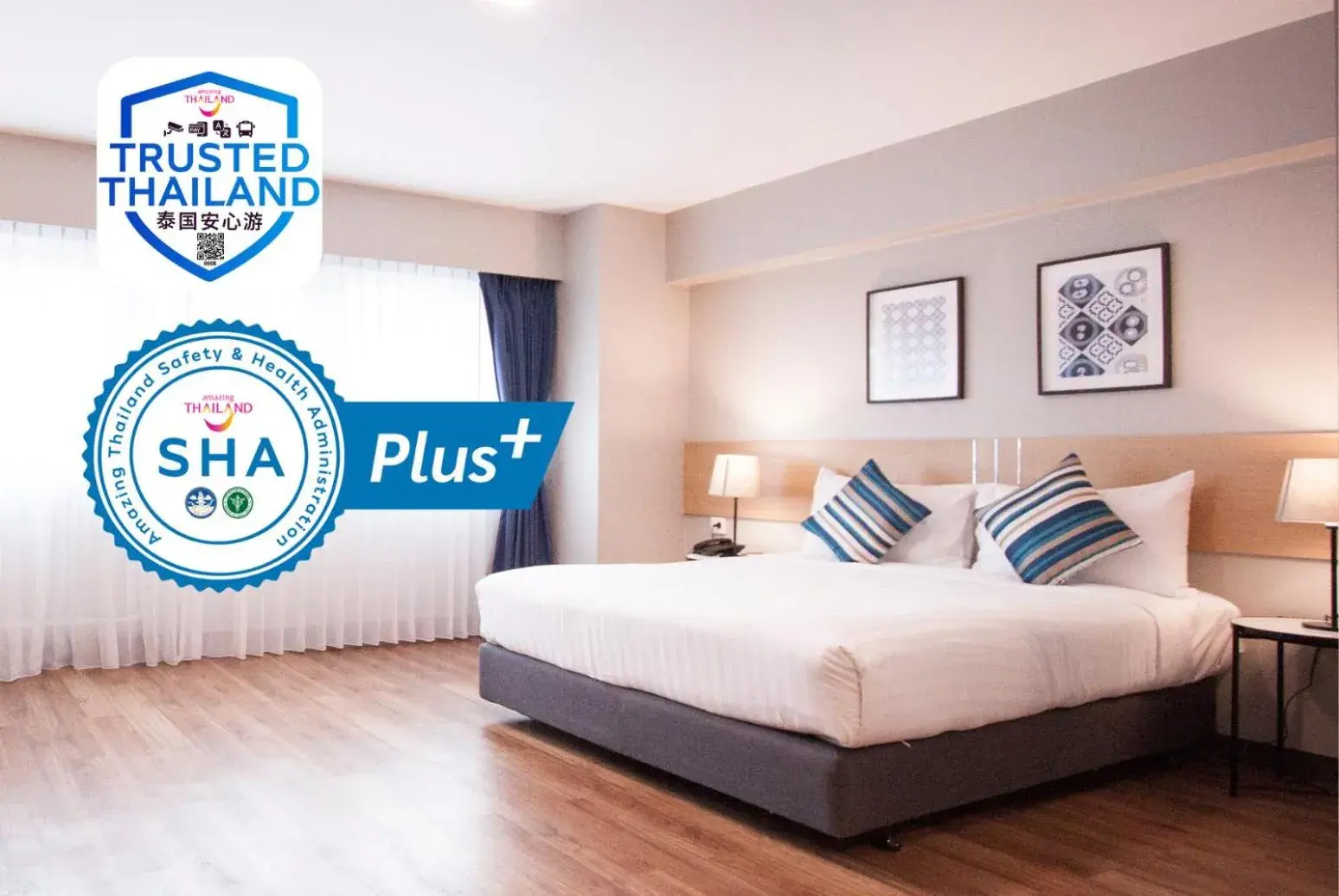 Bed in Samran Place Hotel Bed in Samran Place Hotel