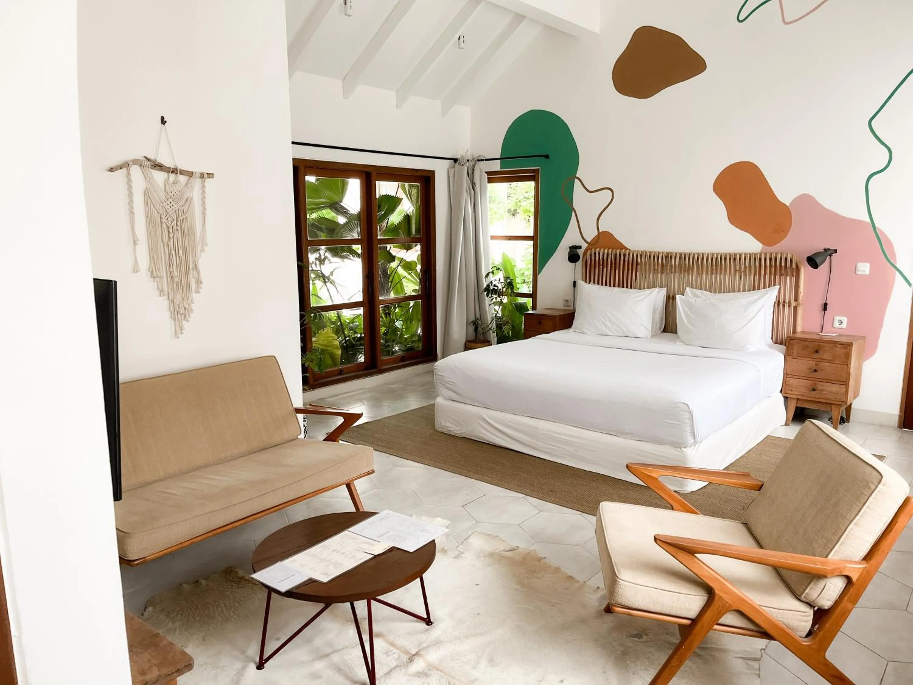 Seating area, Bed in Happy Together By Kresna Hospitality