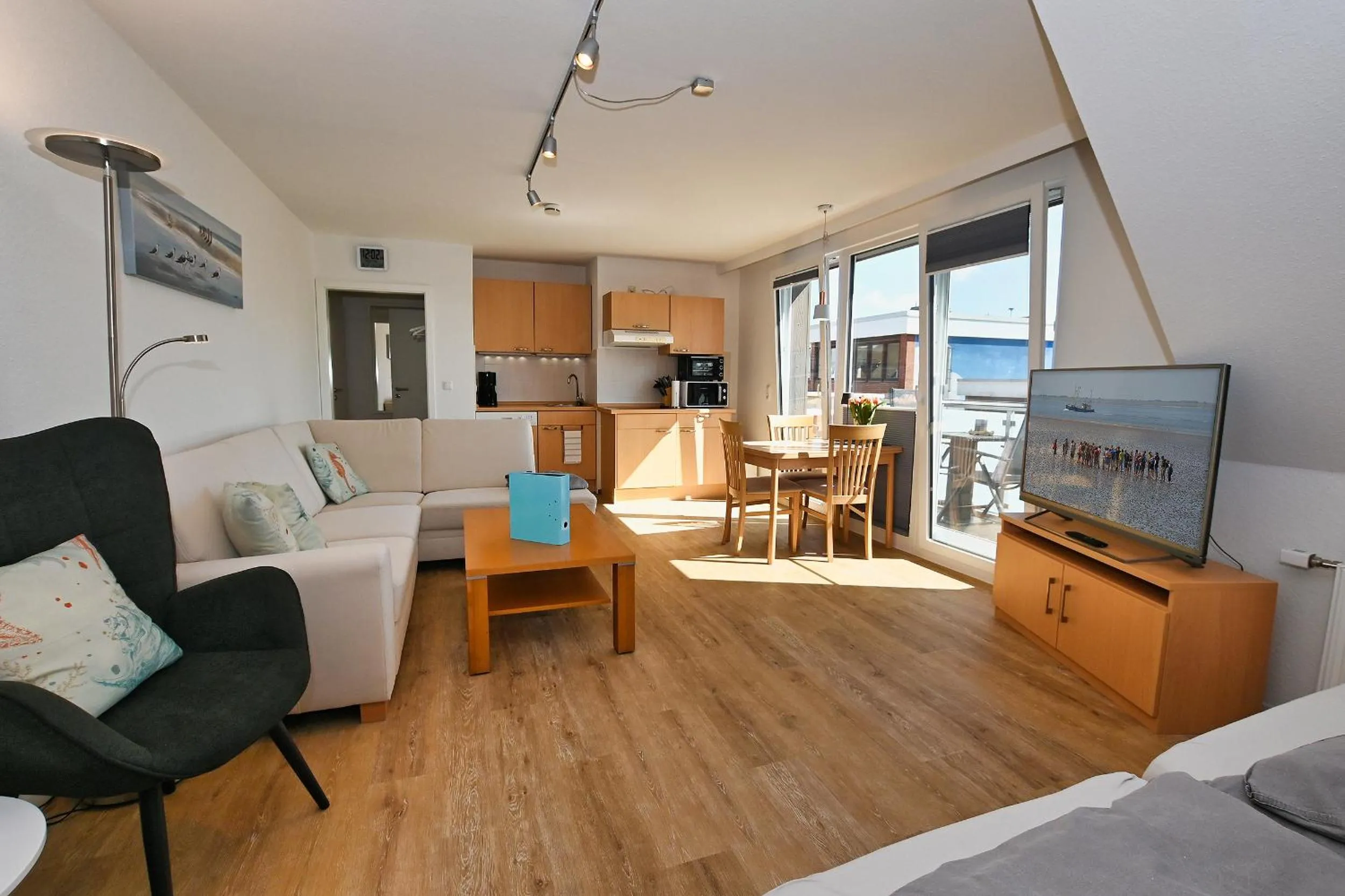 Living room in Ferienwohnung NORDIA Allee und See
