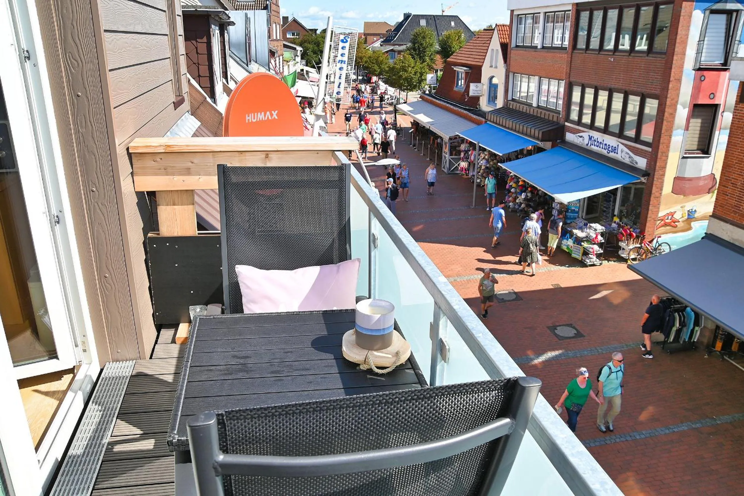 Balcony/Terrace in Ferienwohnung NORDIA Allee und See