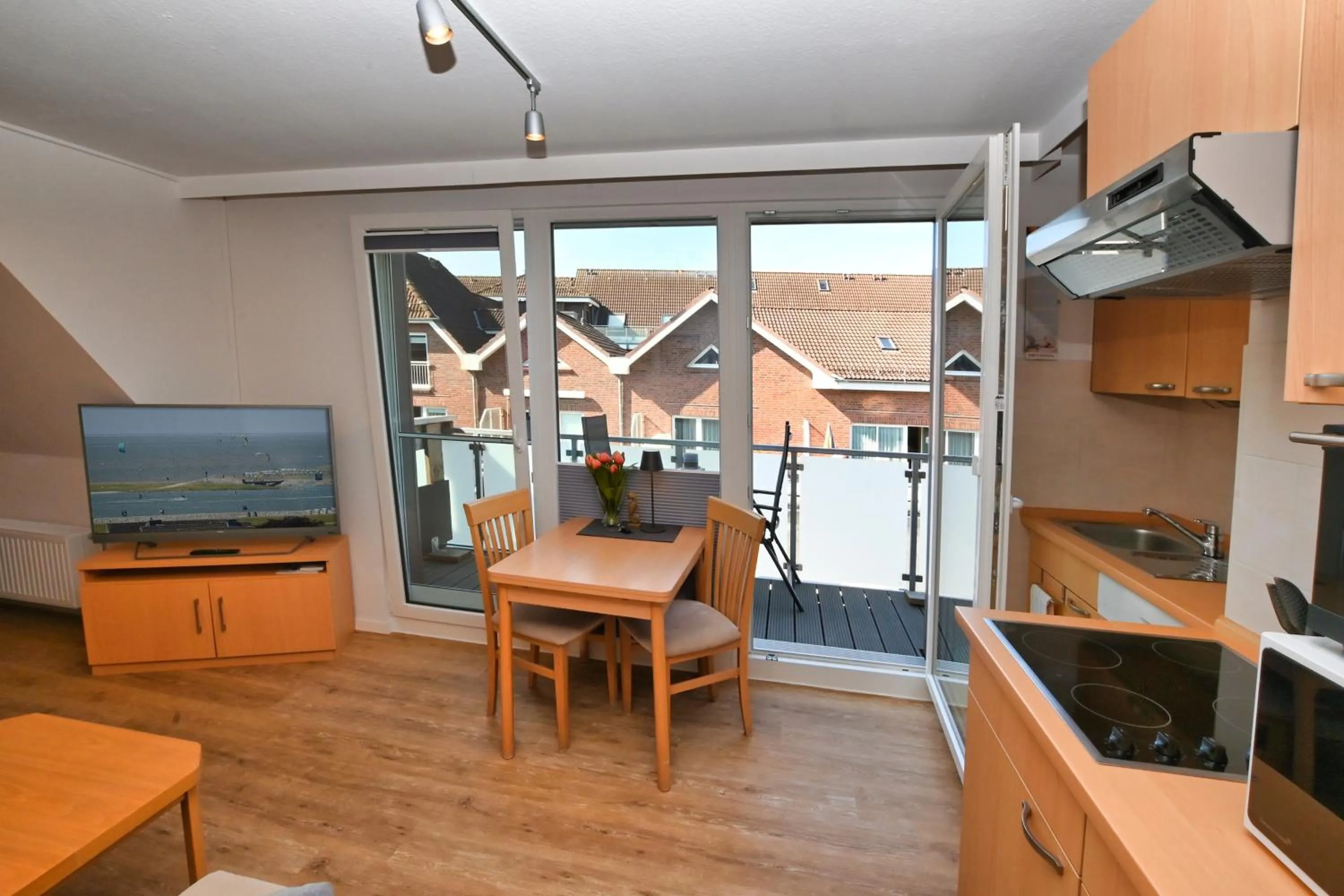 Living room in Ferienwohnung NORDIA Allee und See