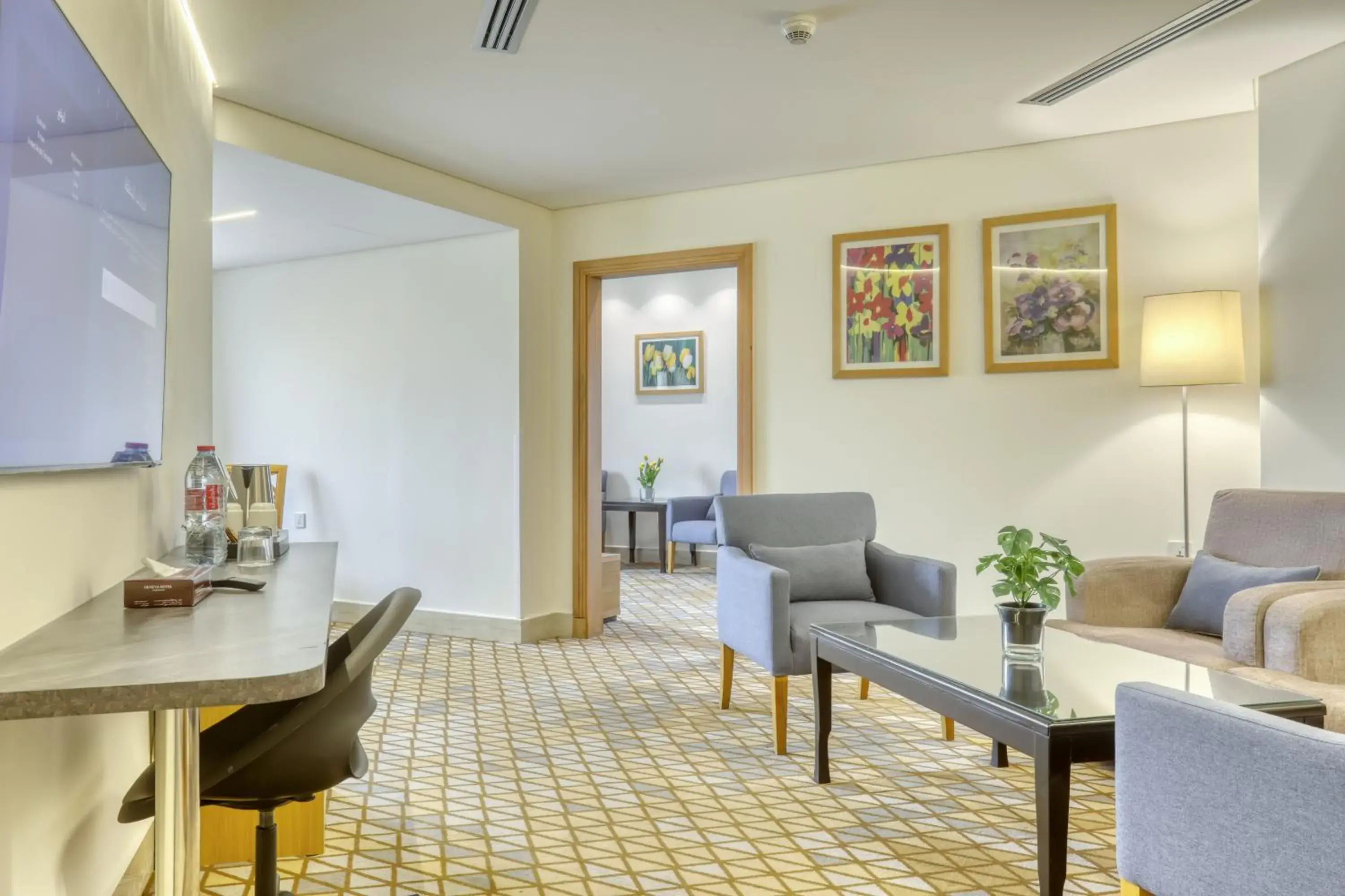 Living room in Geneva Hotel Living room in Geneva Hotel