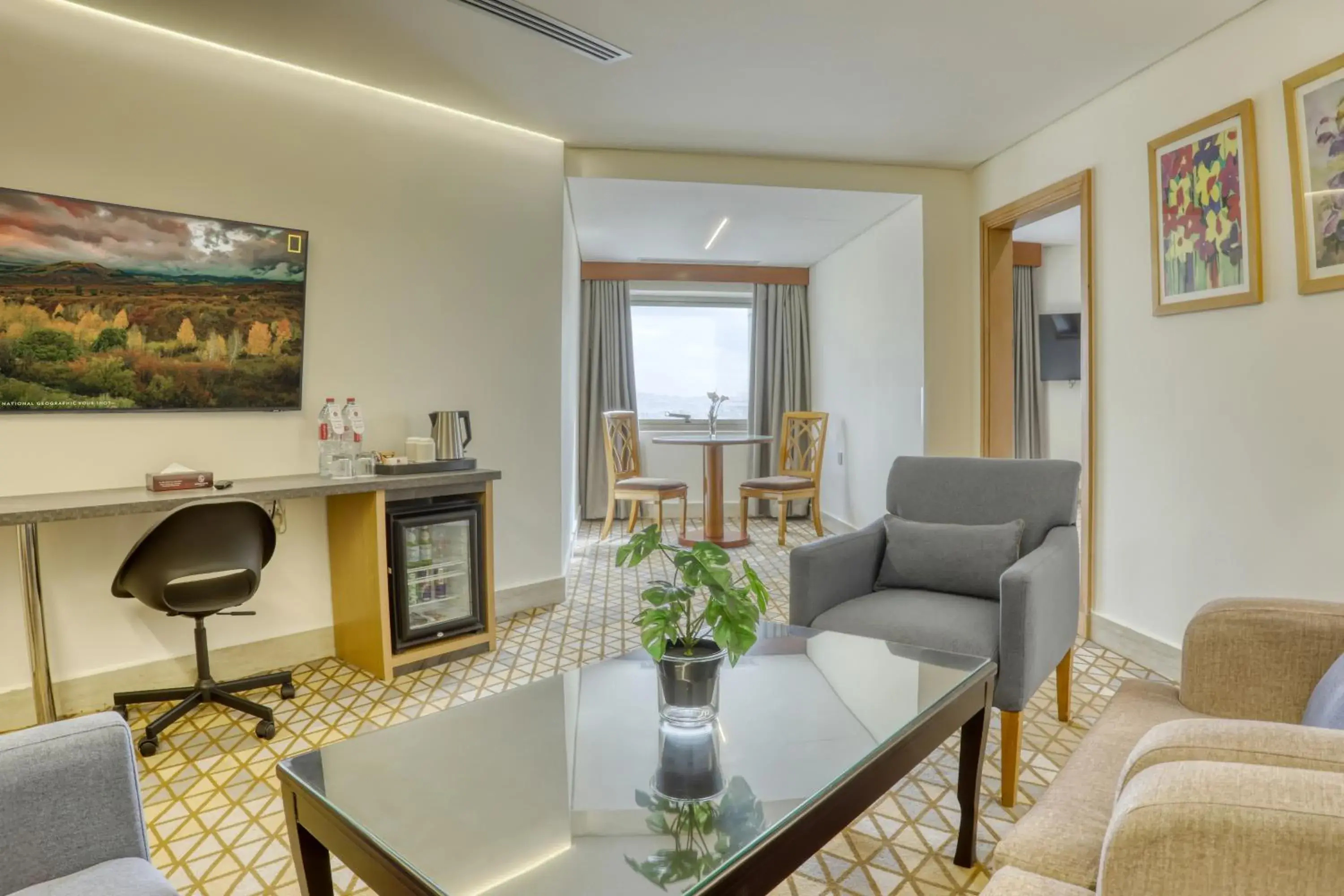 Living room in Geneva Hotel Living room in Geneva Hotel