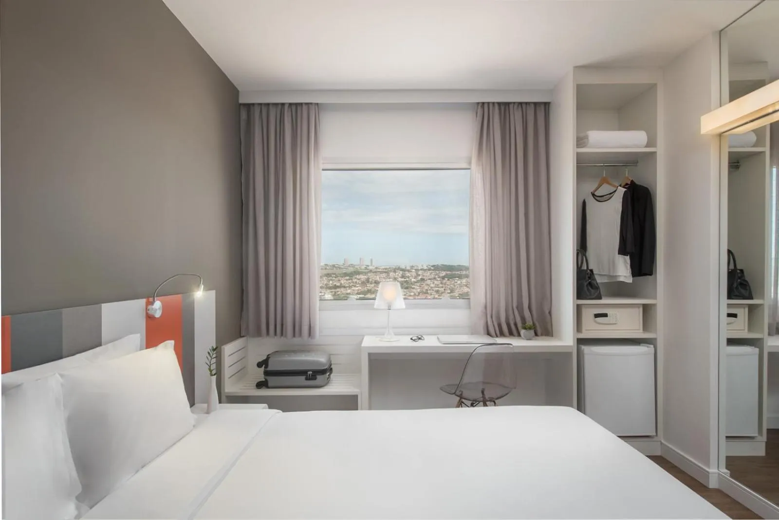 Bedroom, Bed in Intercity Ribeirão Preto