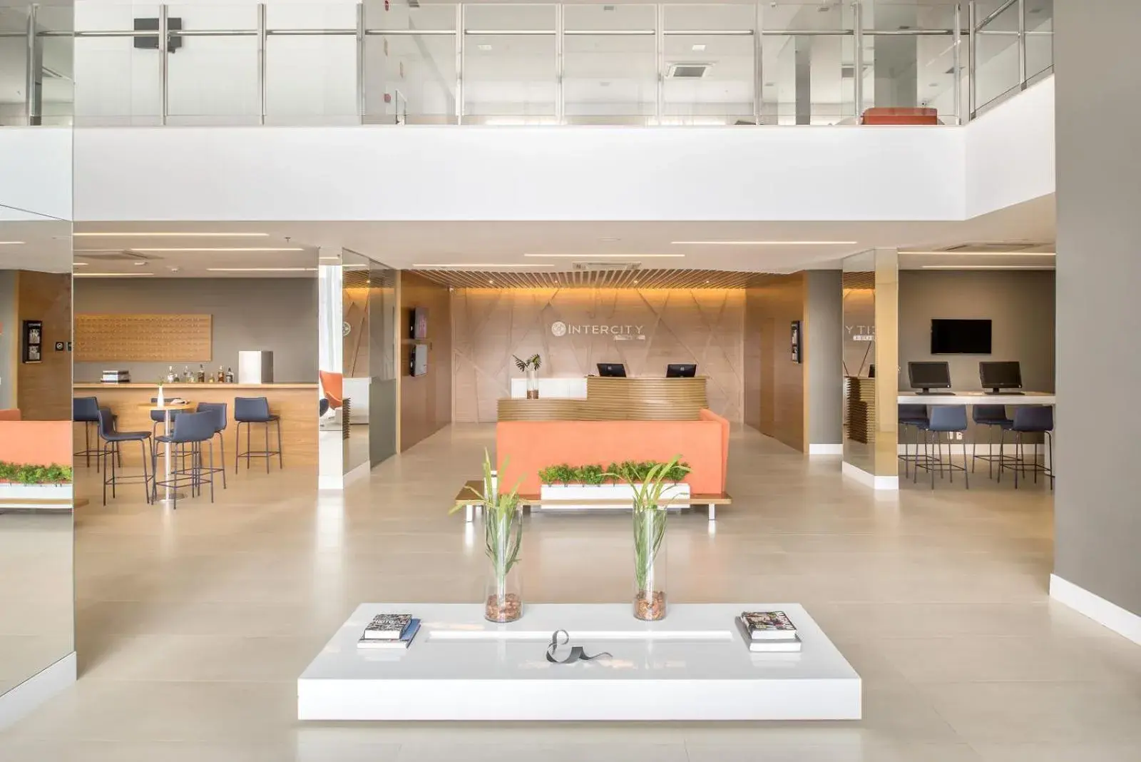 Lobby or reception in Intercity Ribeirão Preto Lobby or reception in Intercity Ribeirão Preto