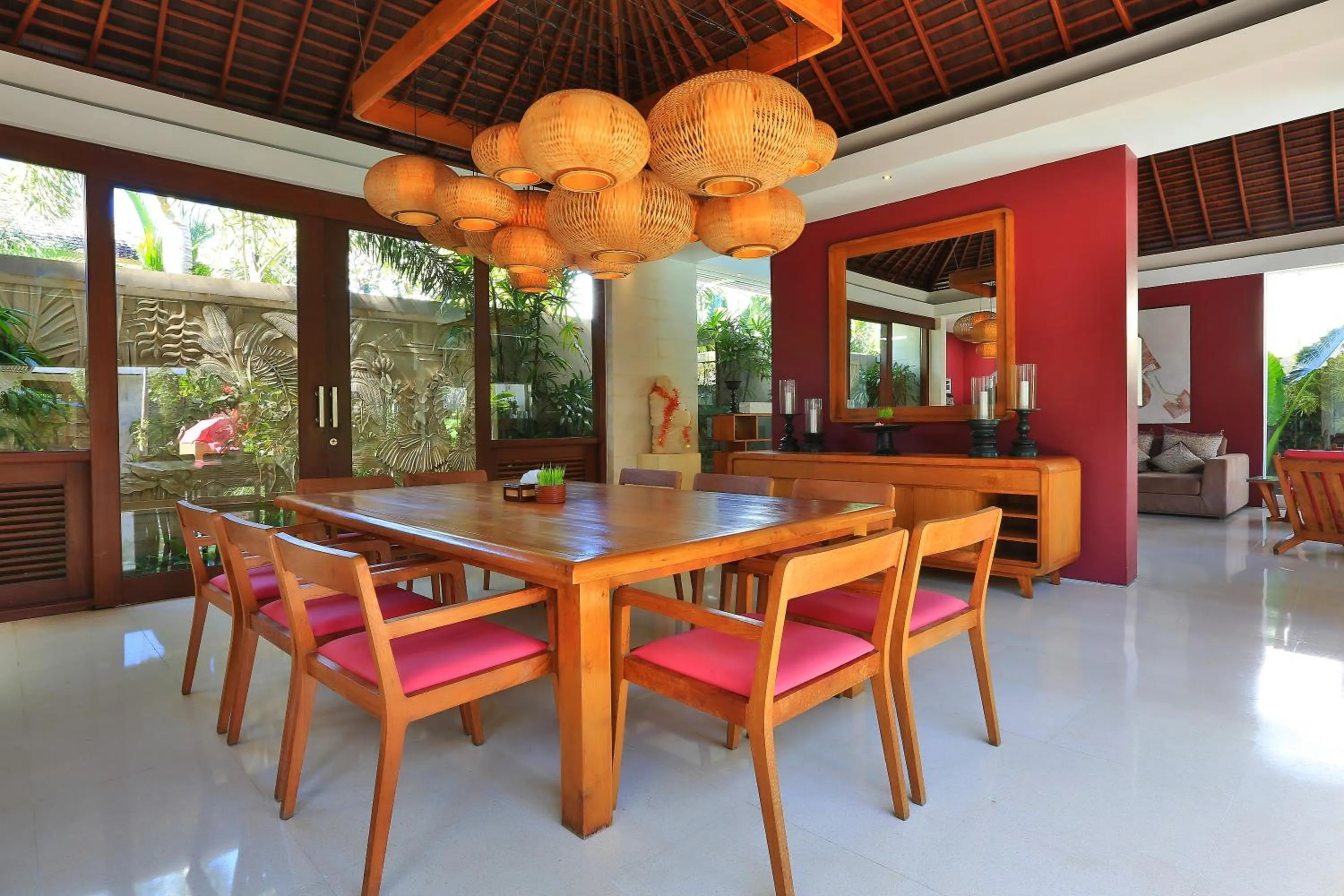 Kitchen or kitchenette in Chandra Bali Villas