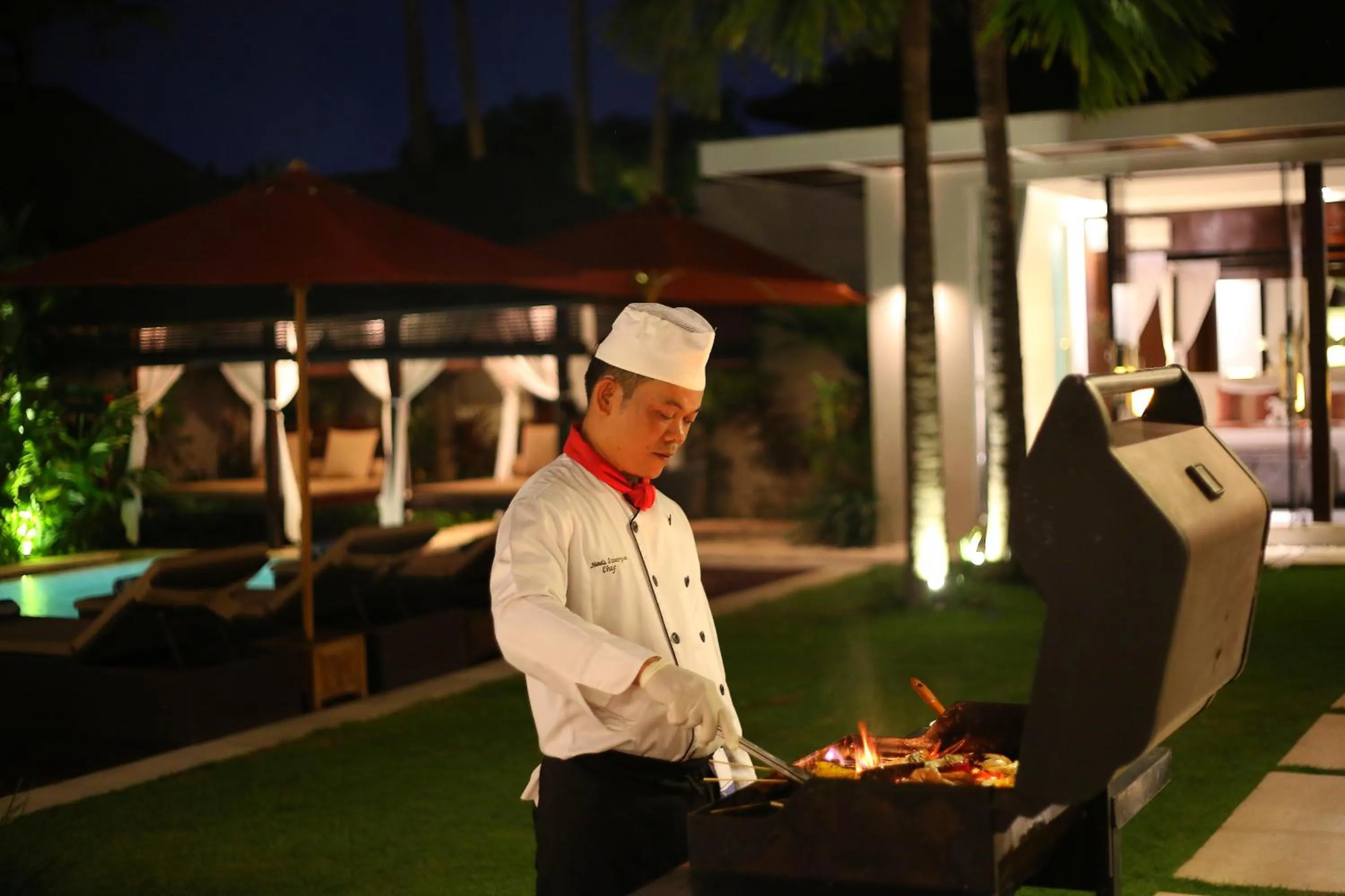 Patio in Chandra Bali Villas