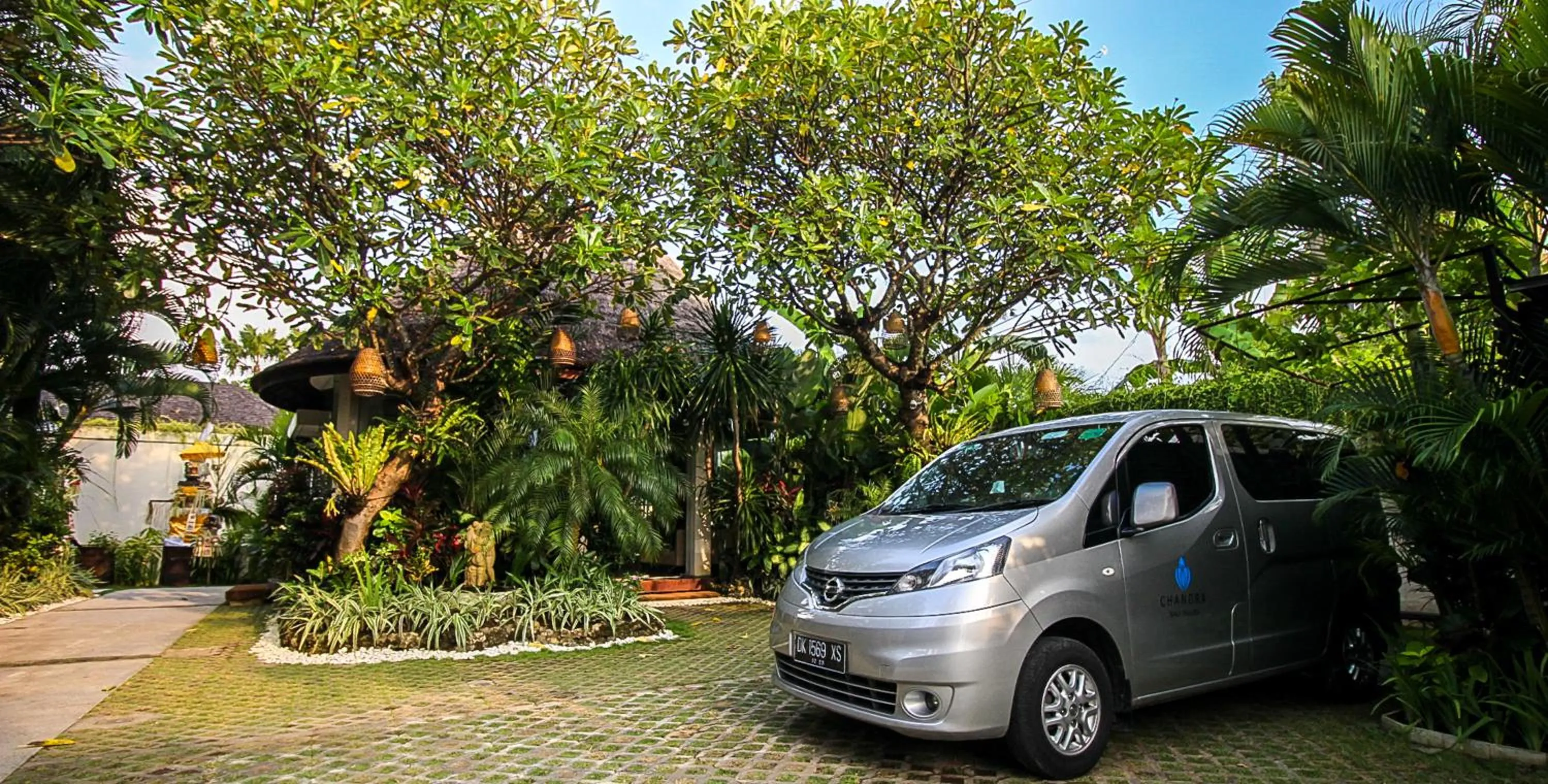 Facade/entrance in Chandra Bali Villas