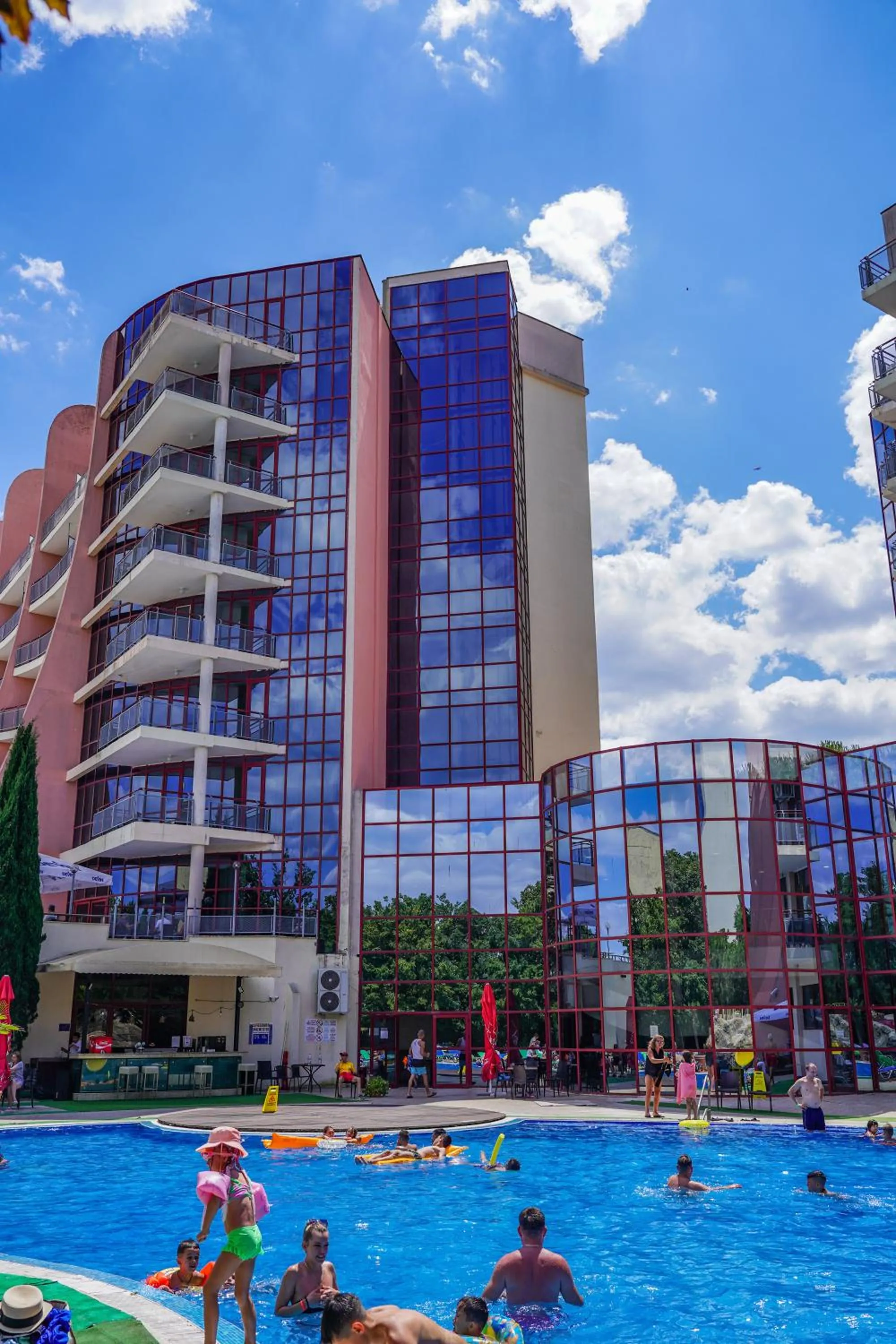 Property building in Helios Spa Hotel- All Inclusive , Newly Refurbished Rooms with Private AC, Pools and Water Fun for Kids