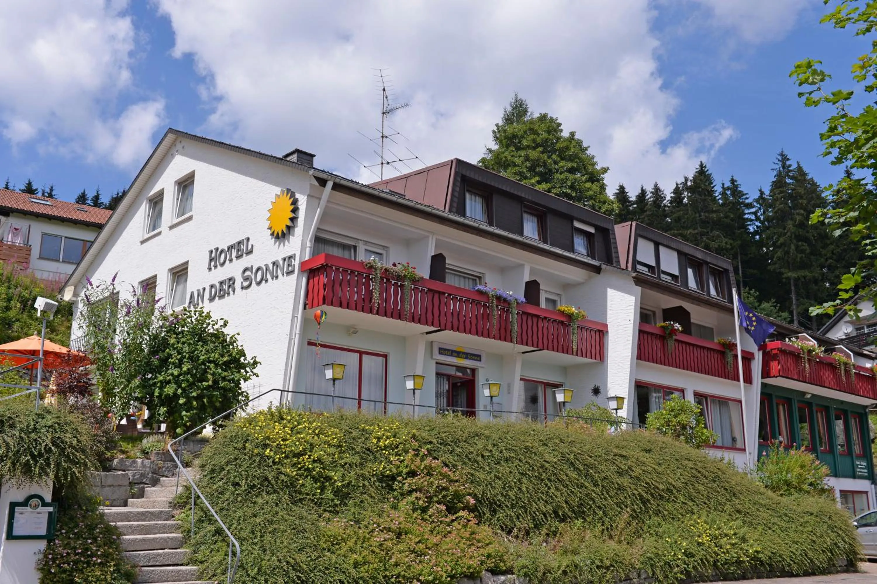 Property building in Hotel an der Sonne & Restaurant Zum Schneiger