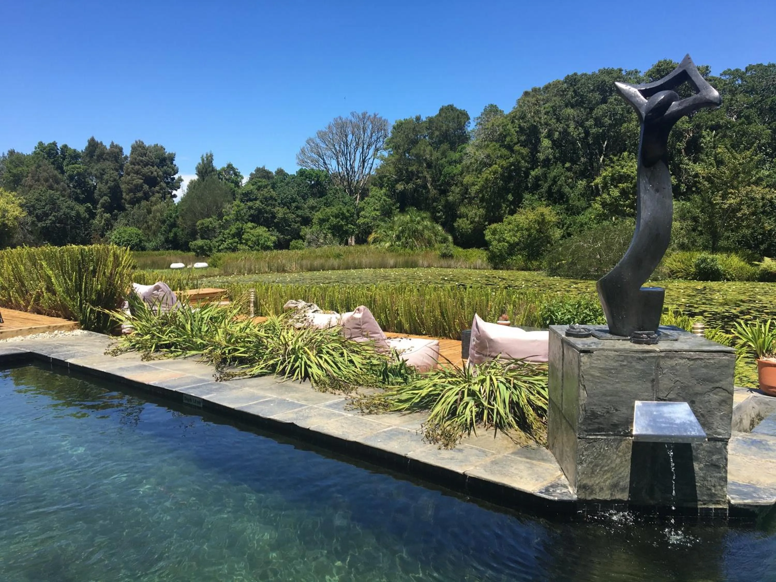 Lake view in Lily Pond Country Lodge