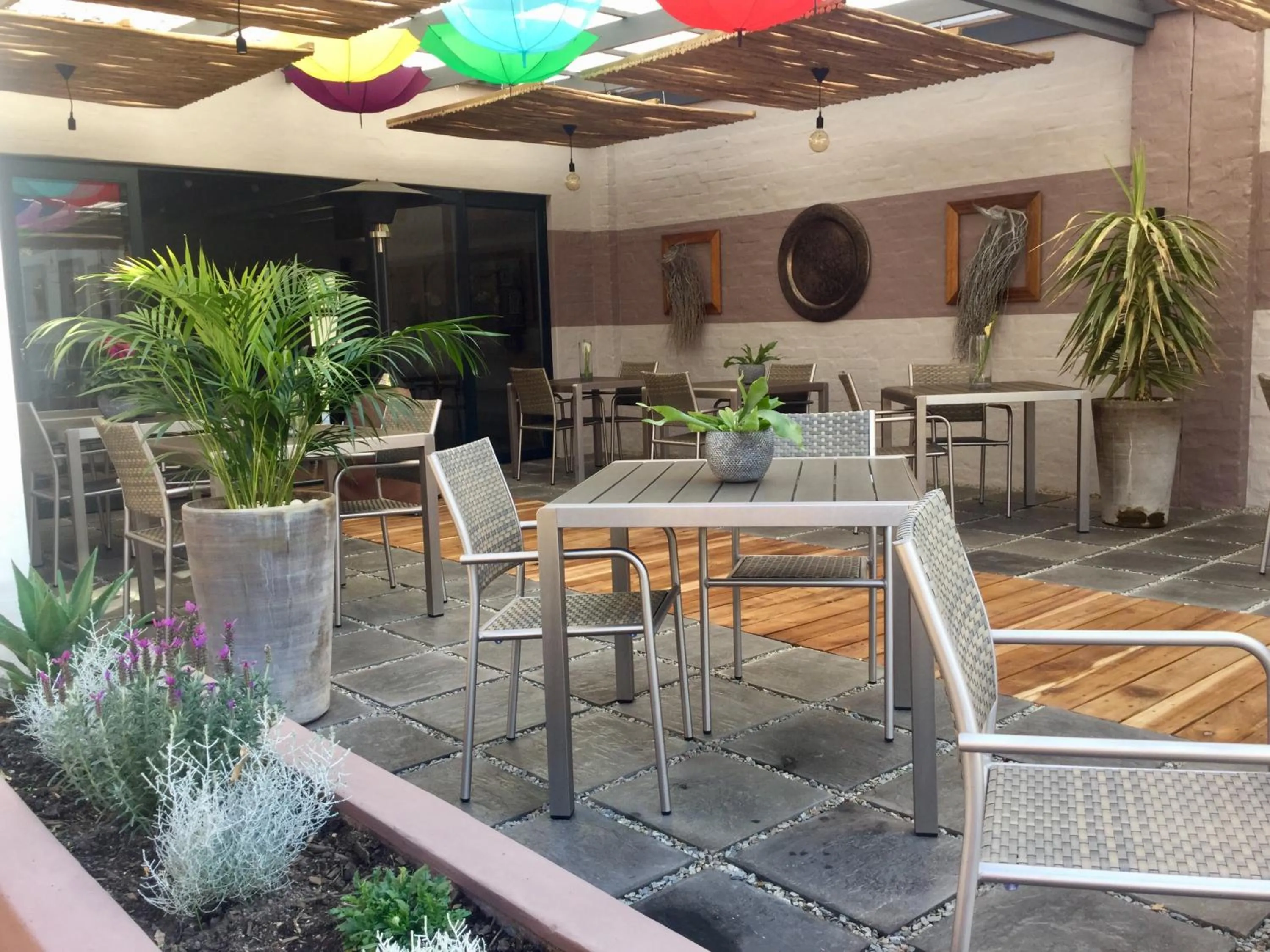 Patio in Lily Pond Country Lodge