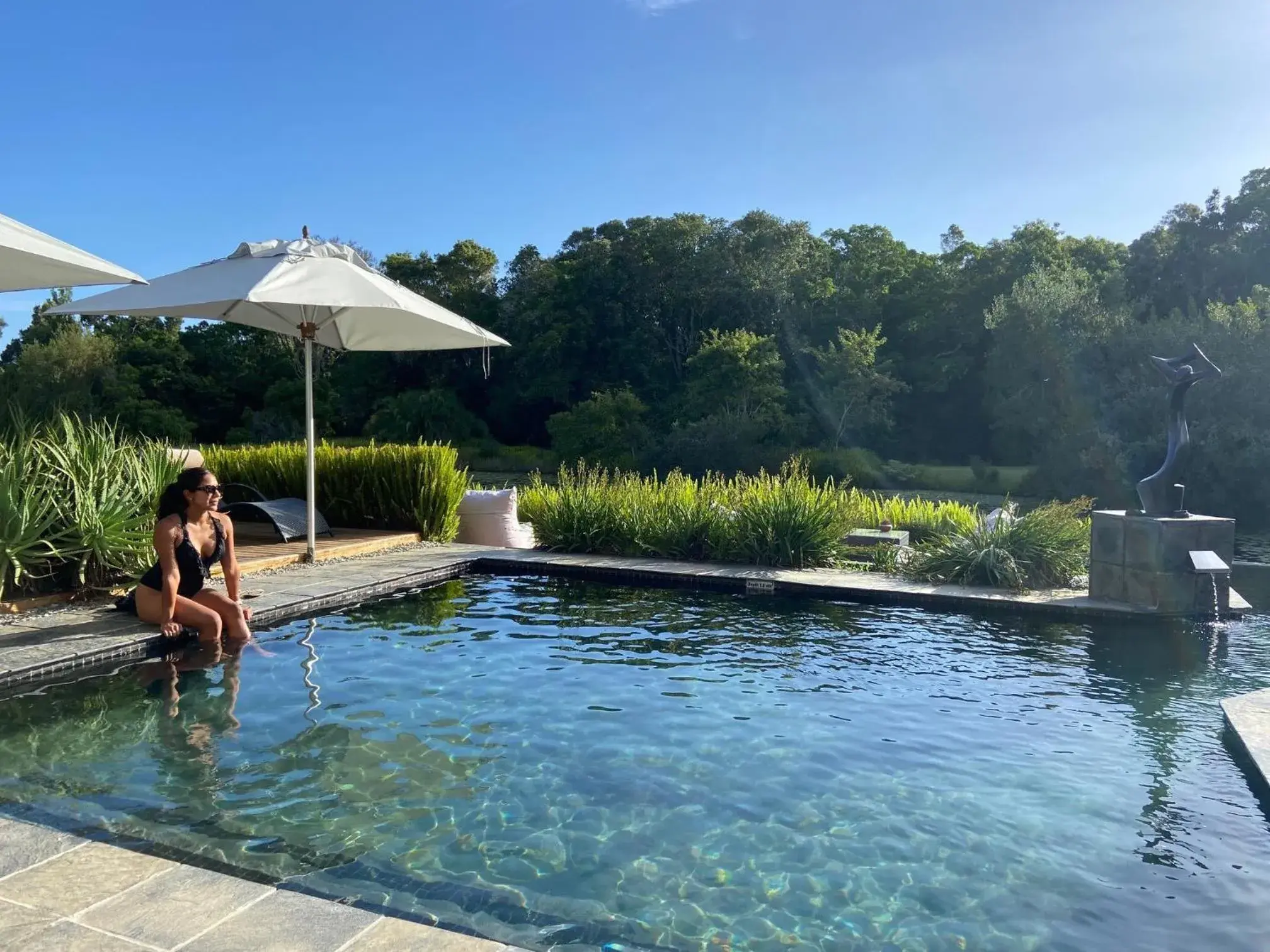 Pool view in Lily Pond Country Lodge Pool view in Lily Pond Country Lodge