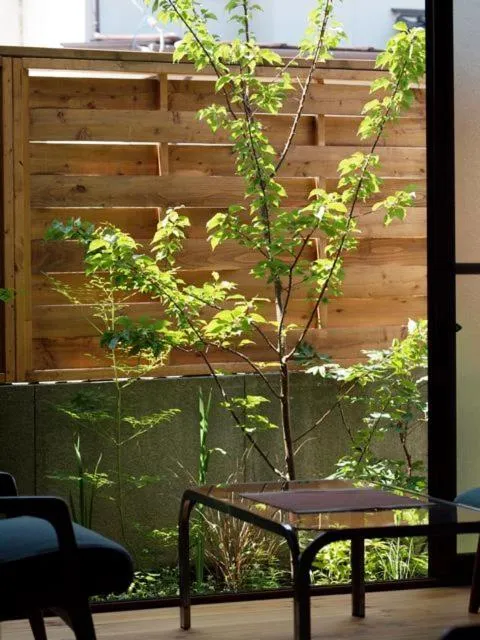 Seating area in Kamesei Ryokan