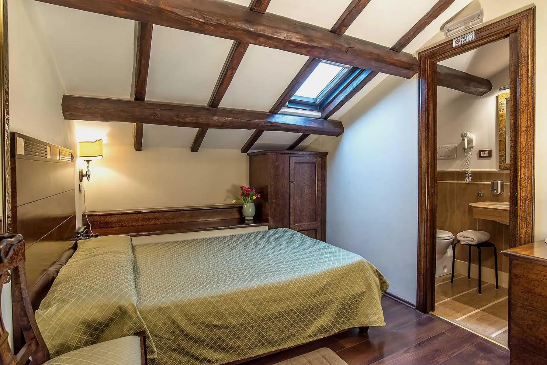 Bed in Al Casaletto Hotel