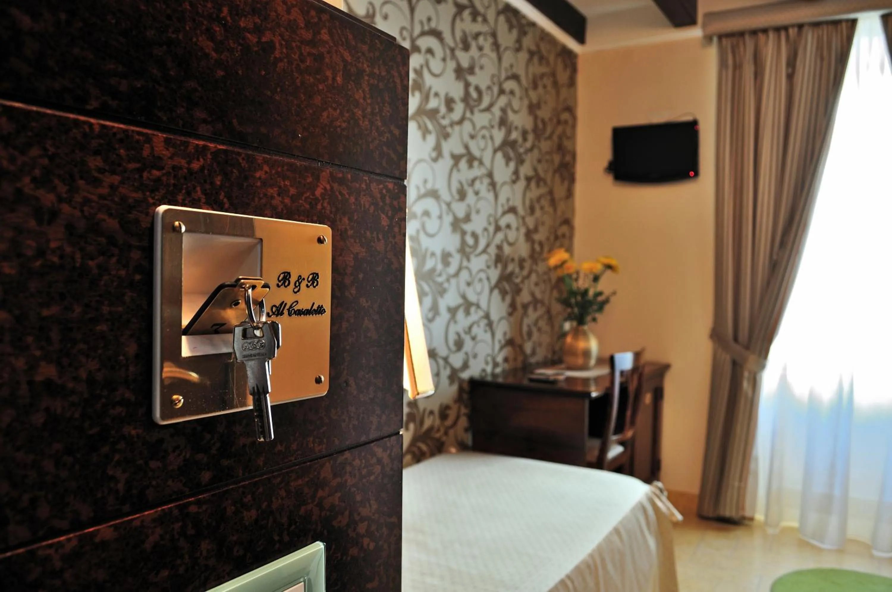 Decorative detail in Al Casaletto Hotel