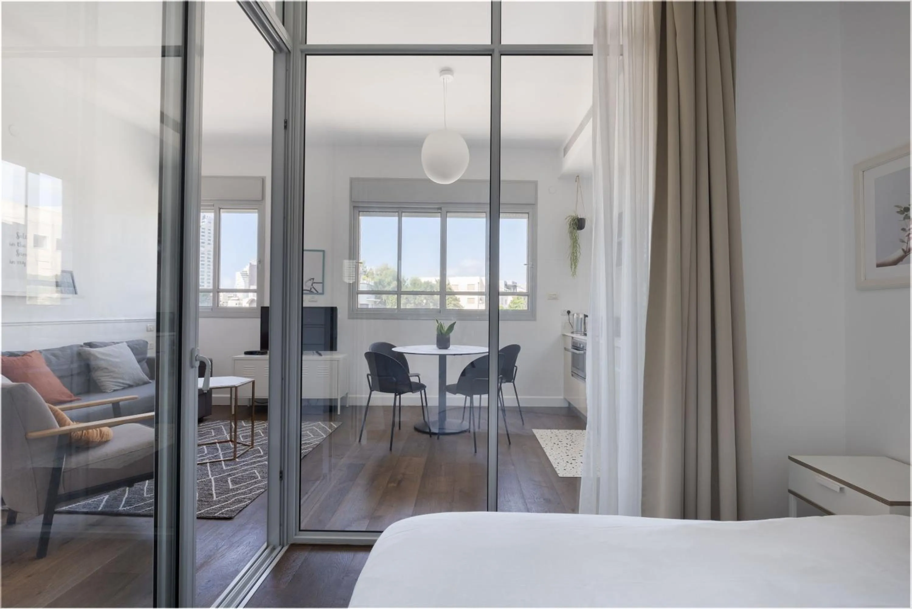 Bed in Bauhaus Boutique by TLV2RENT