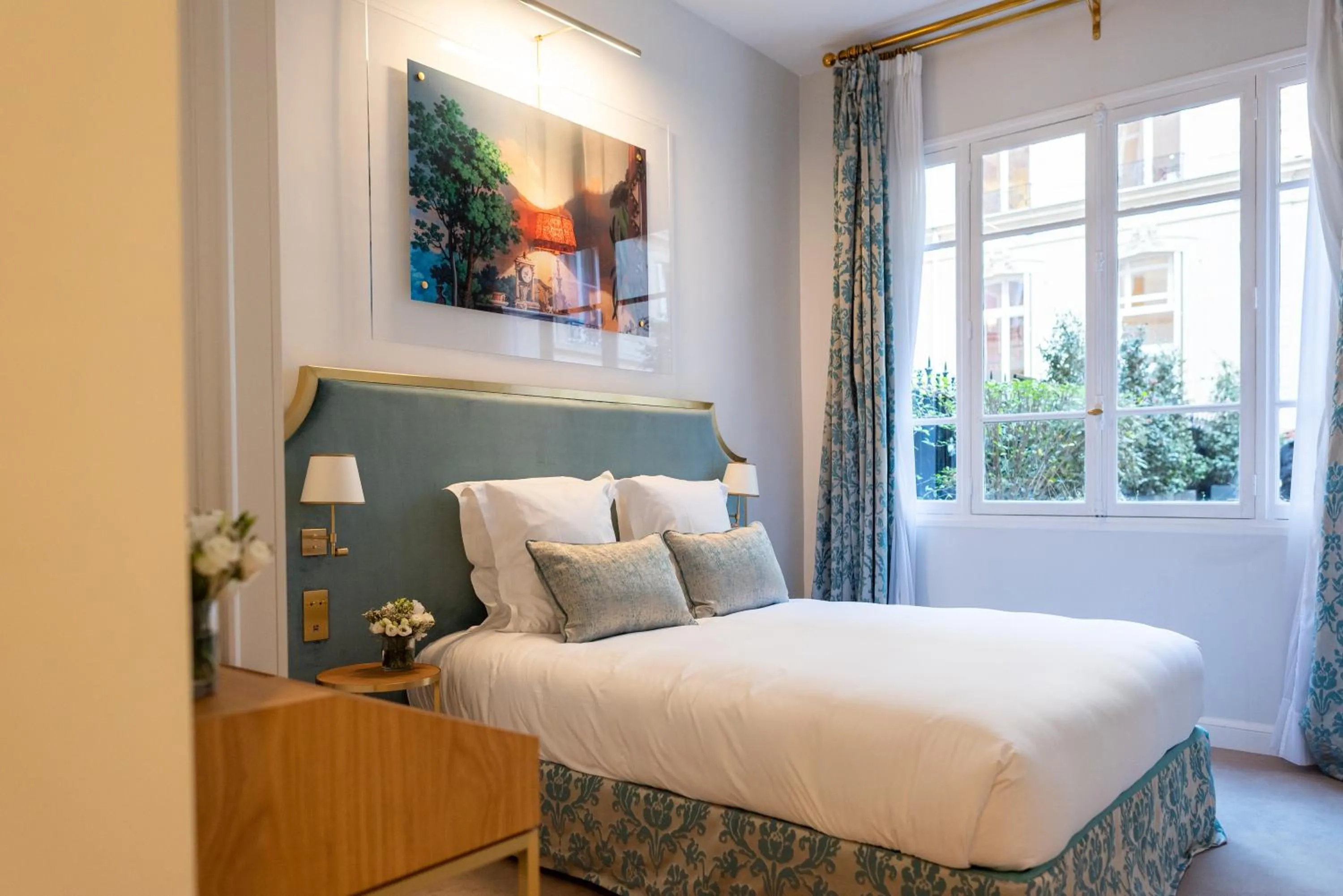 Bed in Hôtel Alfred Sommier