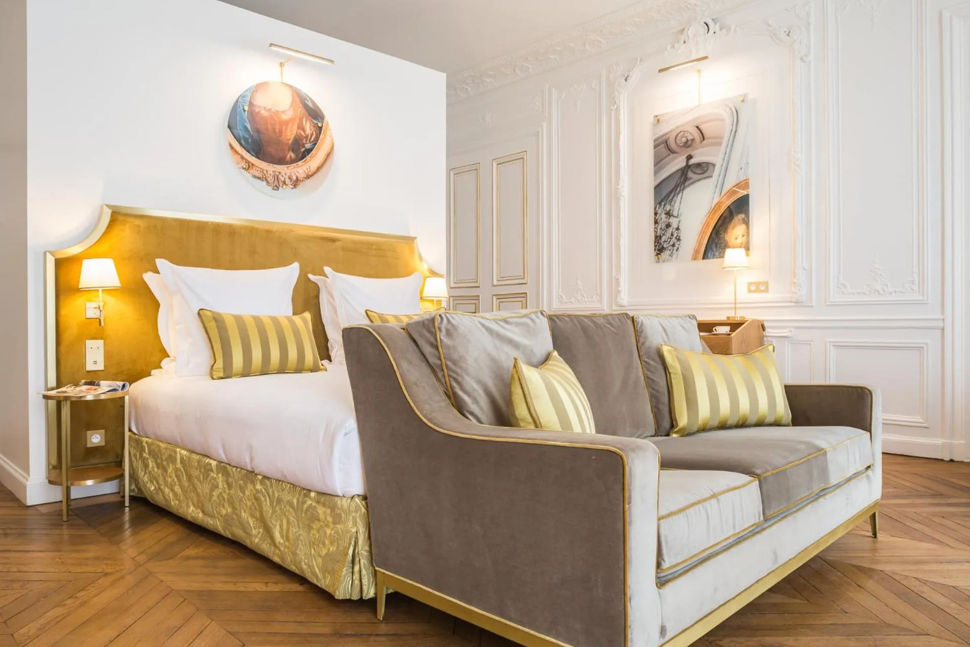 Bed in Hôtel Alfred Sommier