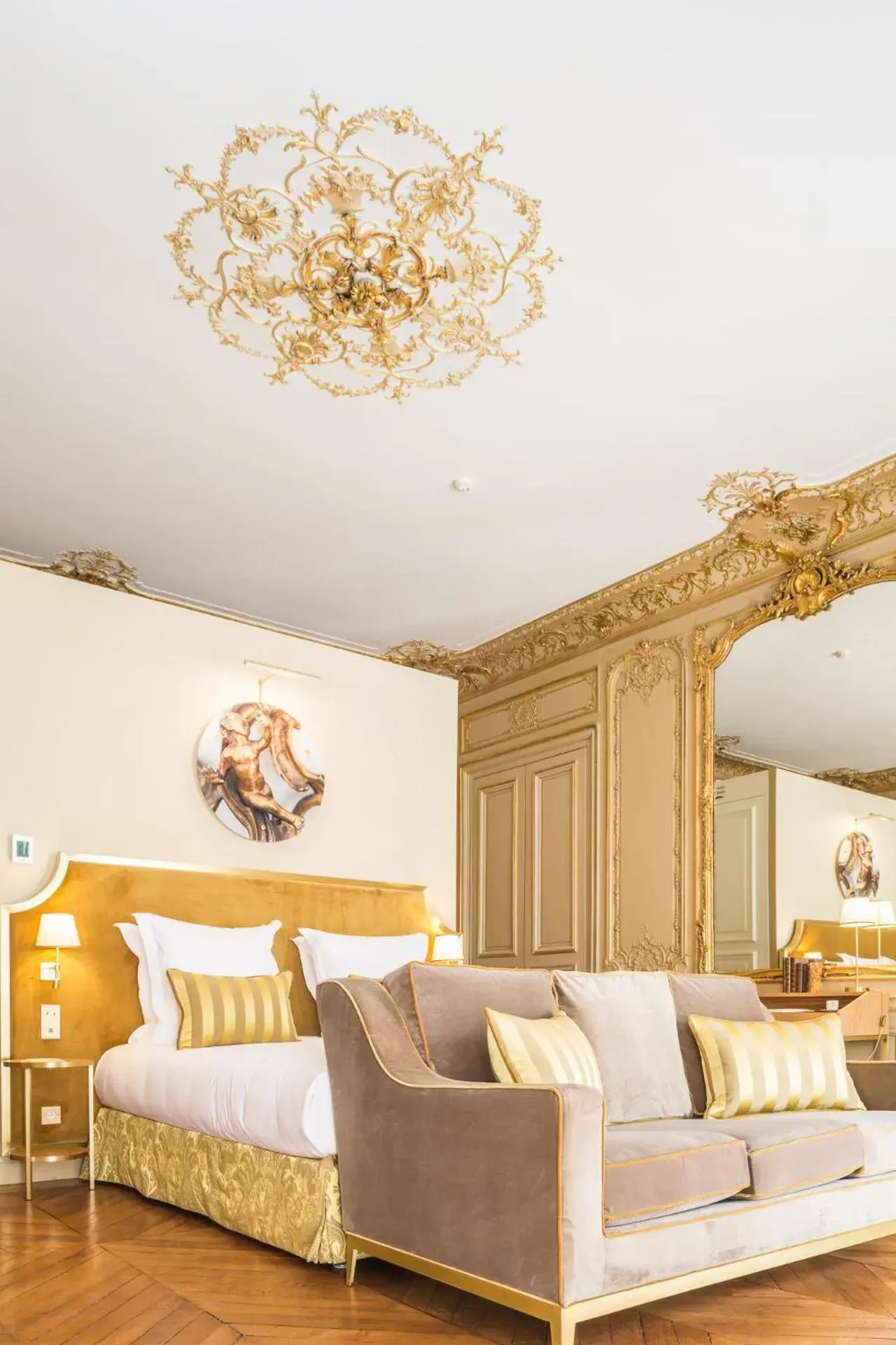 Bed in Hôtel Alfred Sommier Bed in Hôtel Alfred Sommier