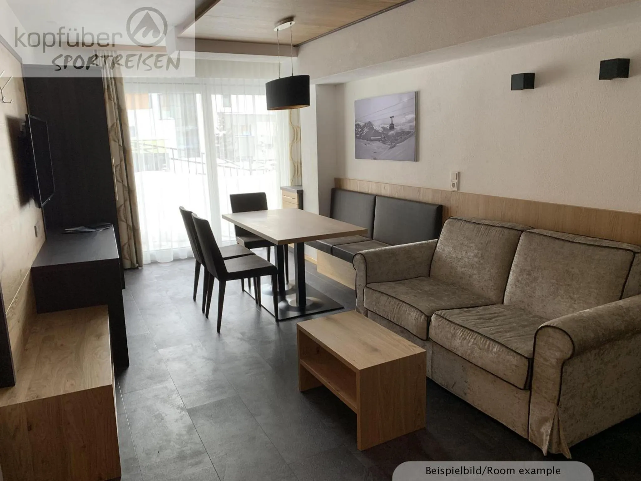 Living room in Sporthotel Daniel