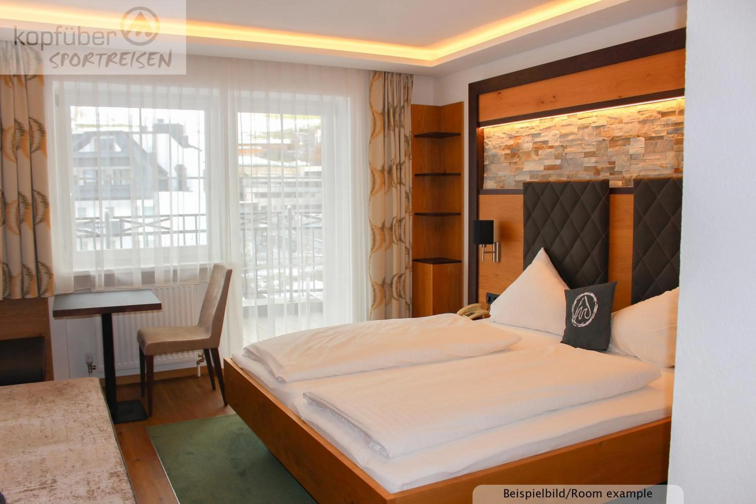 Bed in Sporthotel Daniel