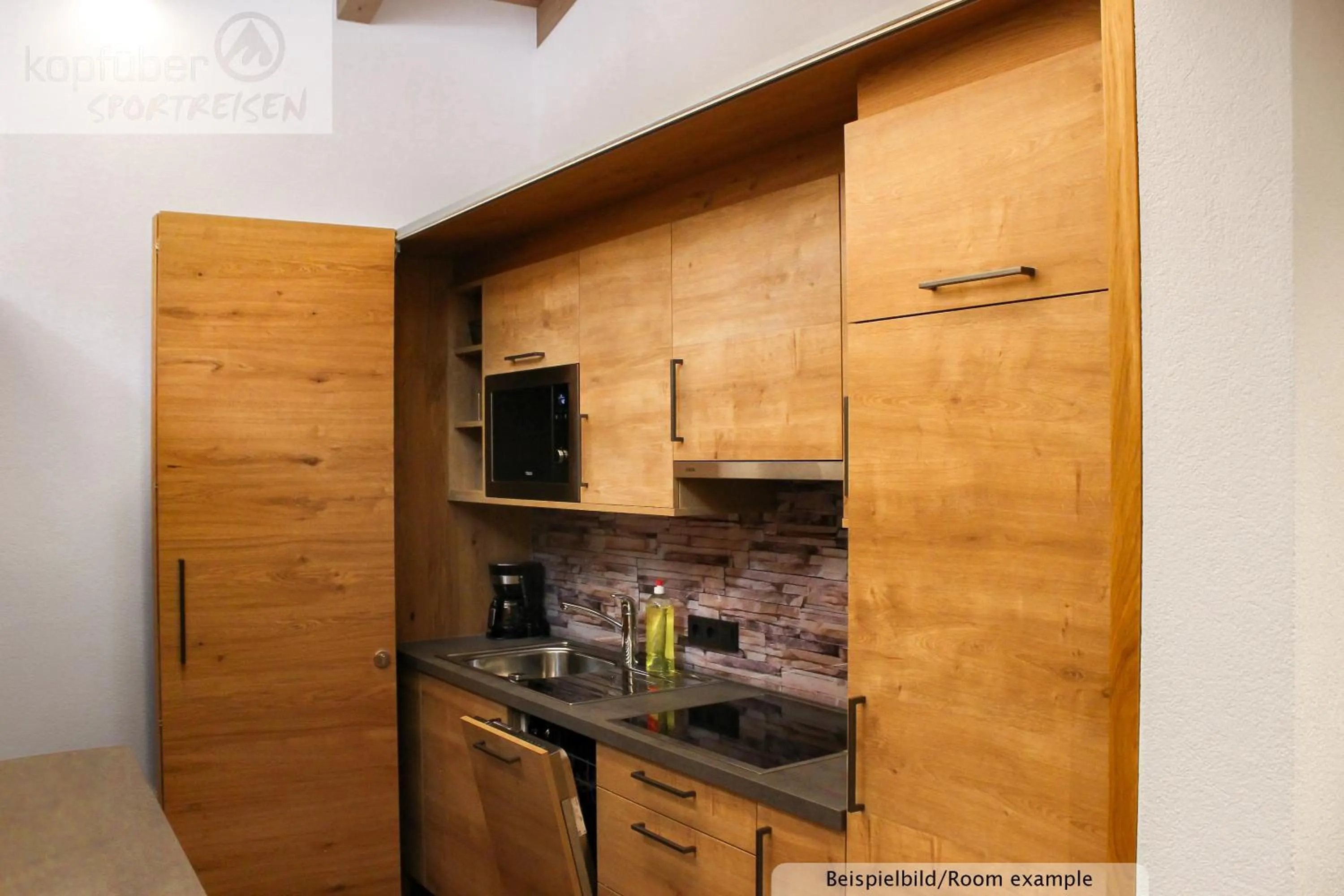 Kitchen or kitchenette in Sporthotel Daniel