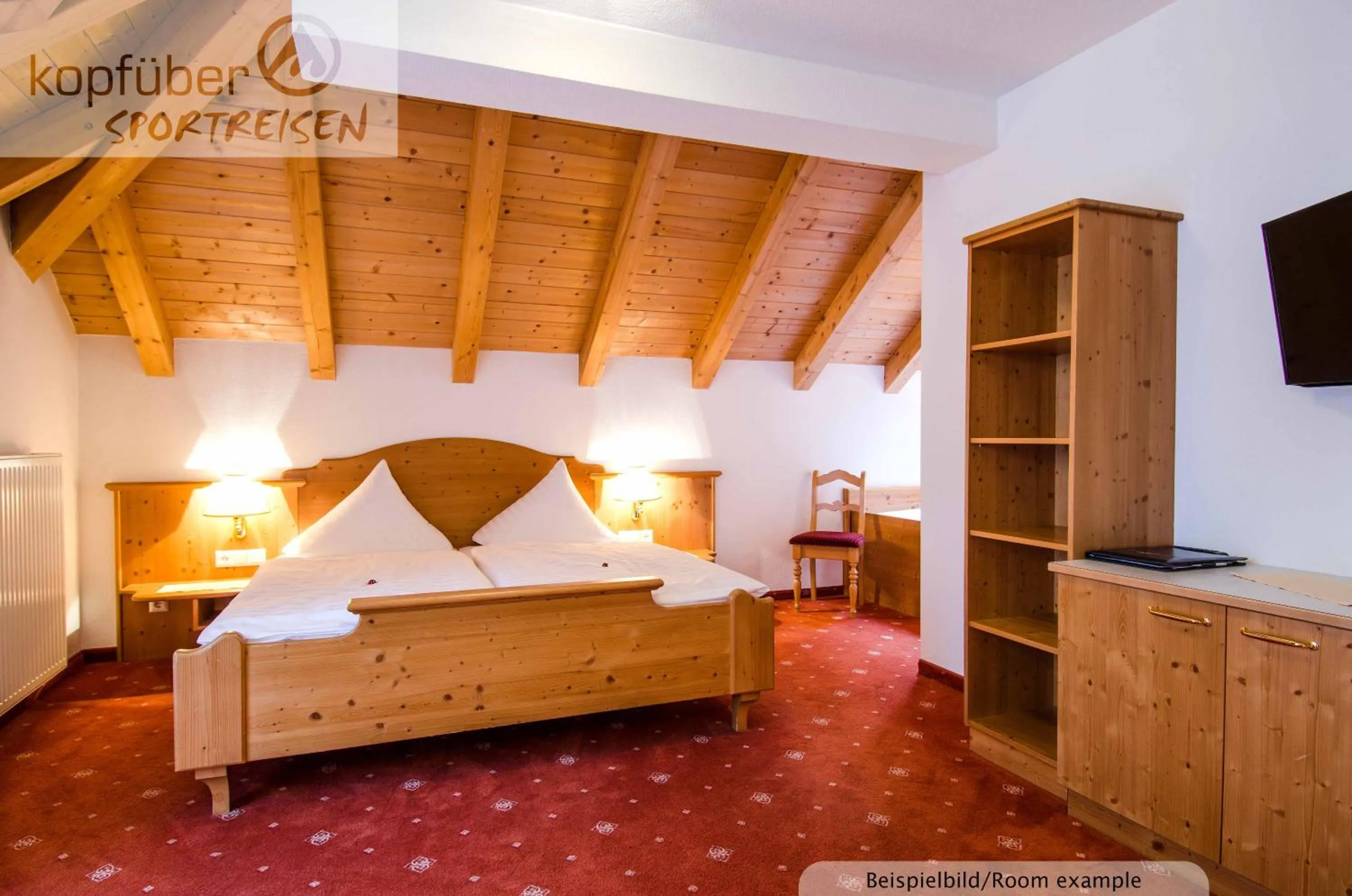 Bed in Sporthotel Daniel