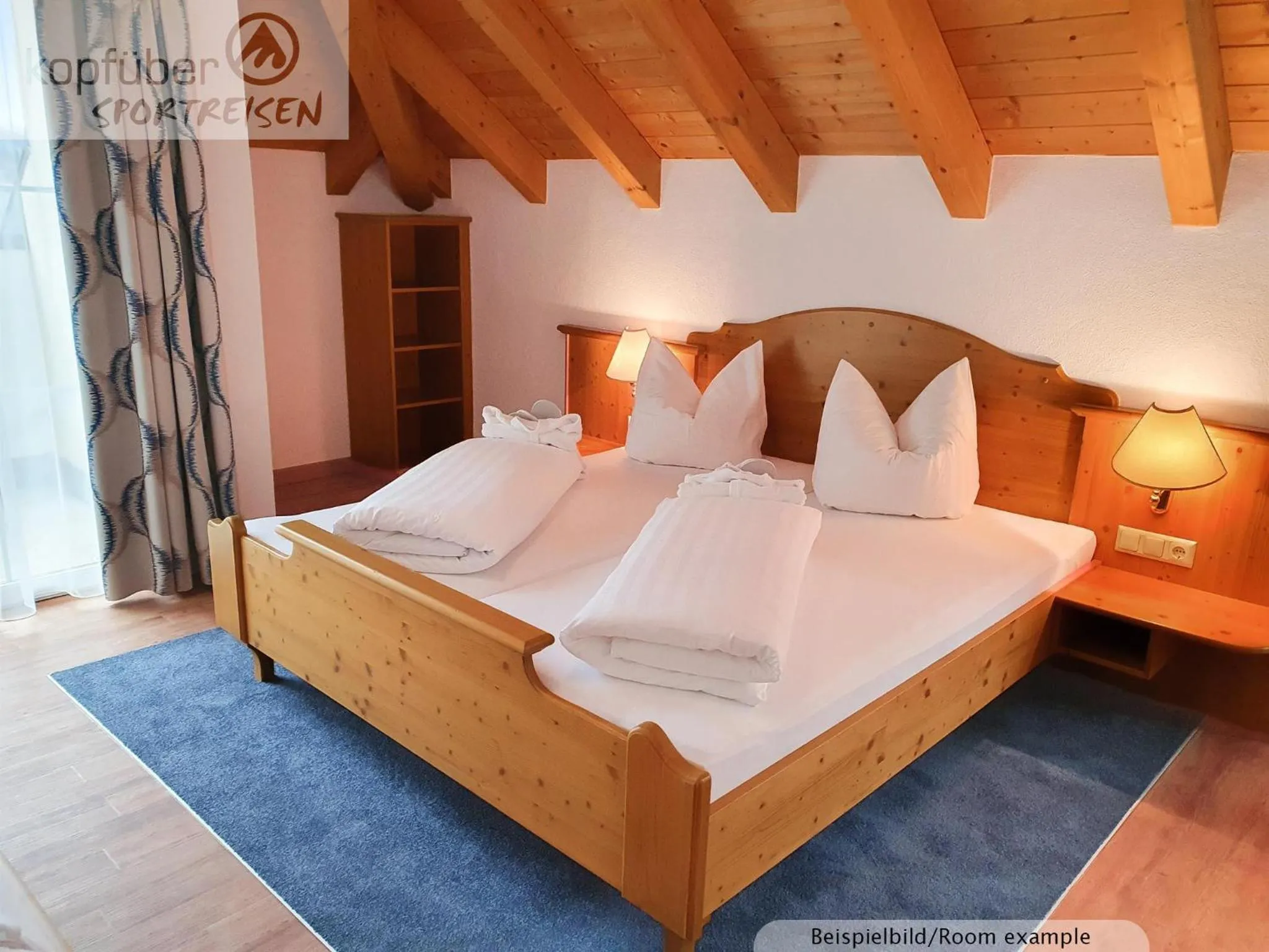 Bed in Sporthotel Daniel